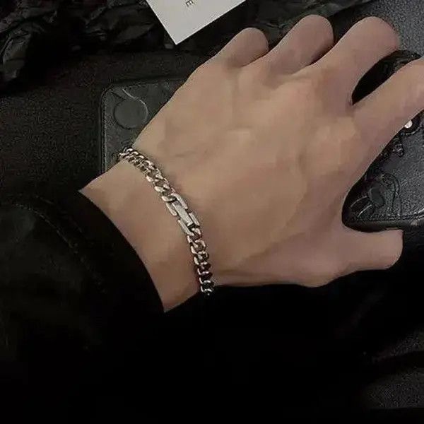 Jewelry Stainless Steel Snap Bracelet Size ONE SIZE - 1 Thumbnail