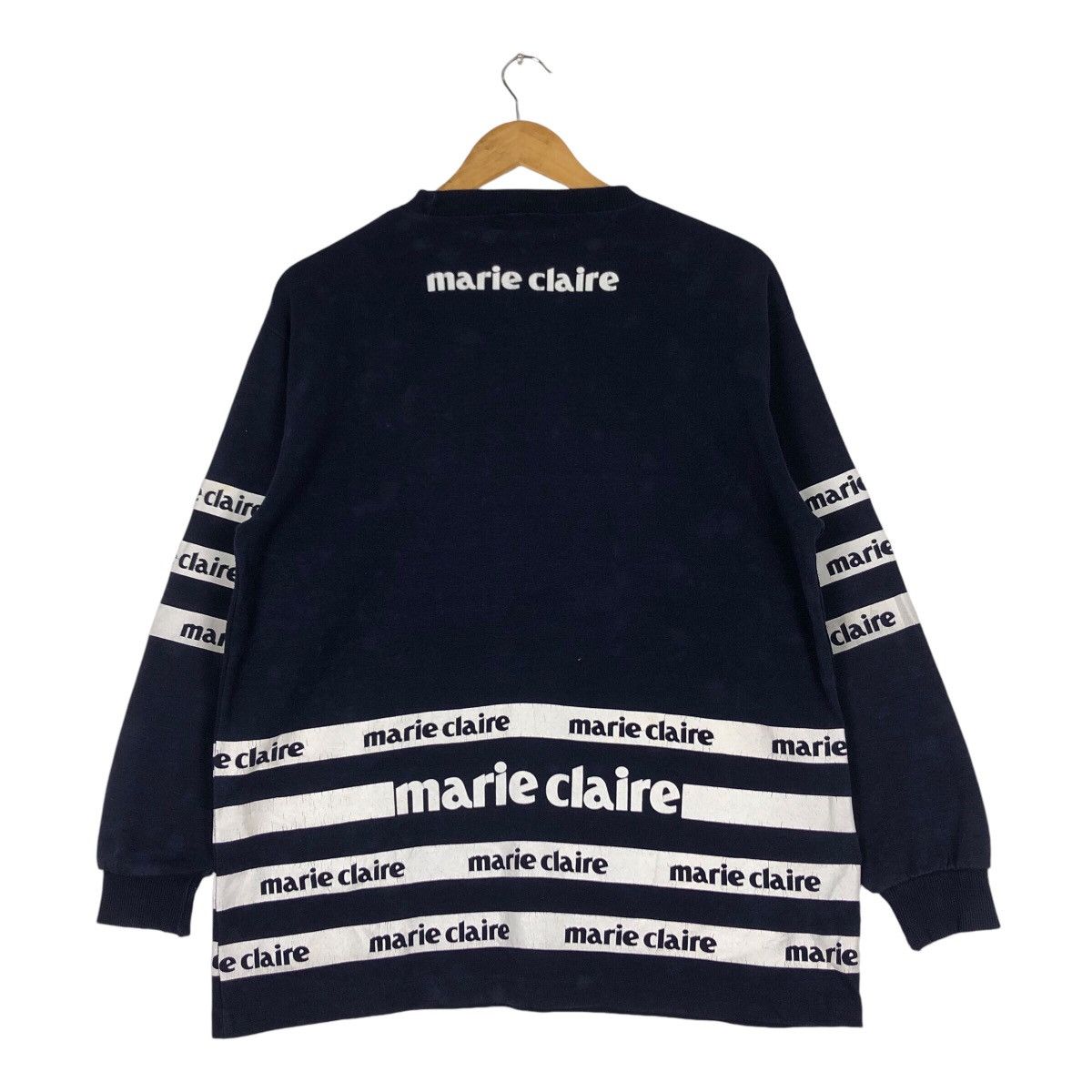 Japanese Brand × Vintage Vintage Marie Claire Sweatshirt Full Print Rare 90s Size US M / EU 48-50 / 2 - 7 Thumbnail
