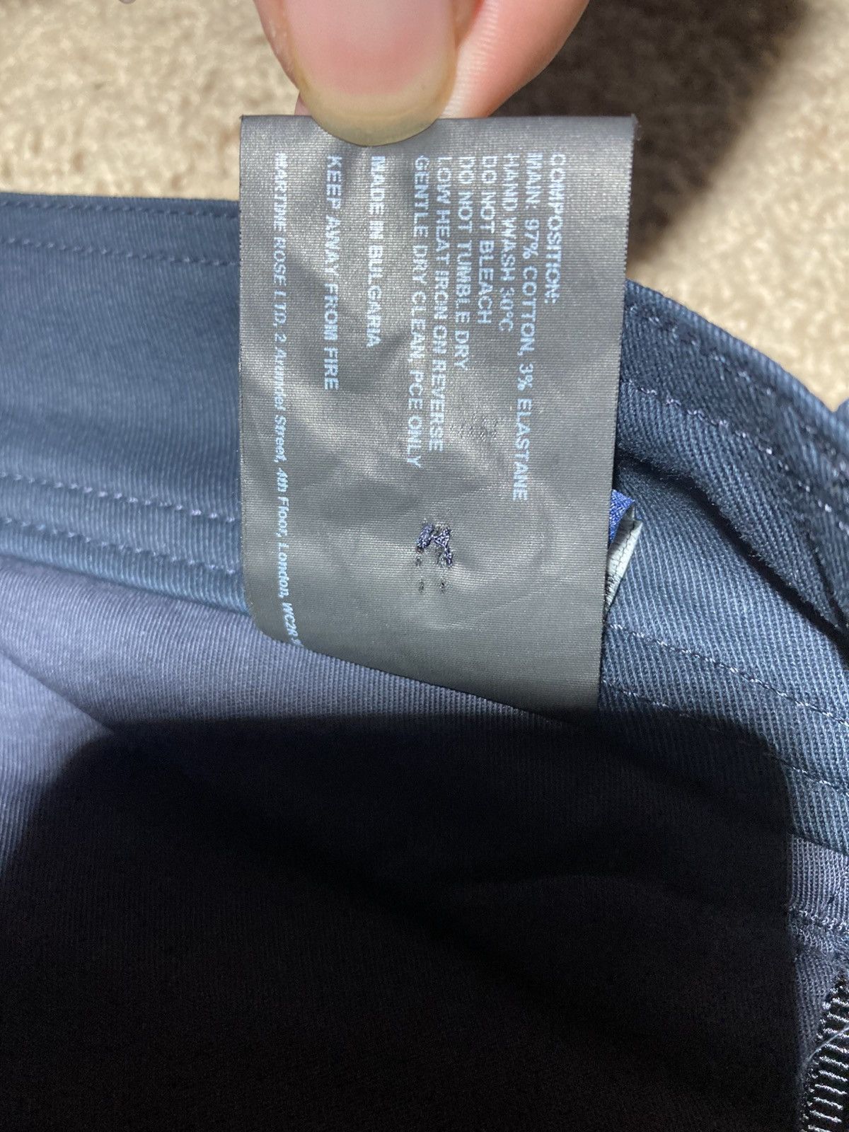 Martine Rose New SS23 Martine Rose Pulled Cargo Trouser Navy 2023 Travis Size US 30 / EU 46 - 10 Thumbnail
