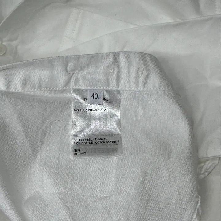 Thom Browne Thom Browne Classic White Long Sleeve Shirt -2507 Size M / US 6-8 / IT 42-44 - 3 Thumbnail