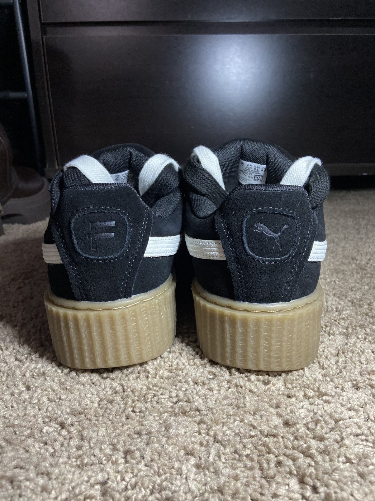 Fenty PUMA x Fenty Creeper Suede Black/Gum - Size 9.5 Size US 9.5 / IT 39.5 - 4 Thumbnail