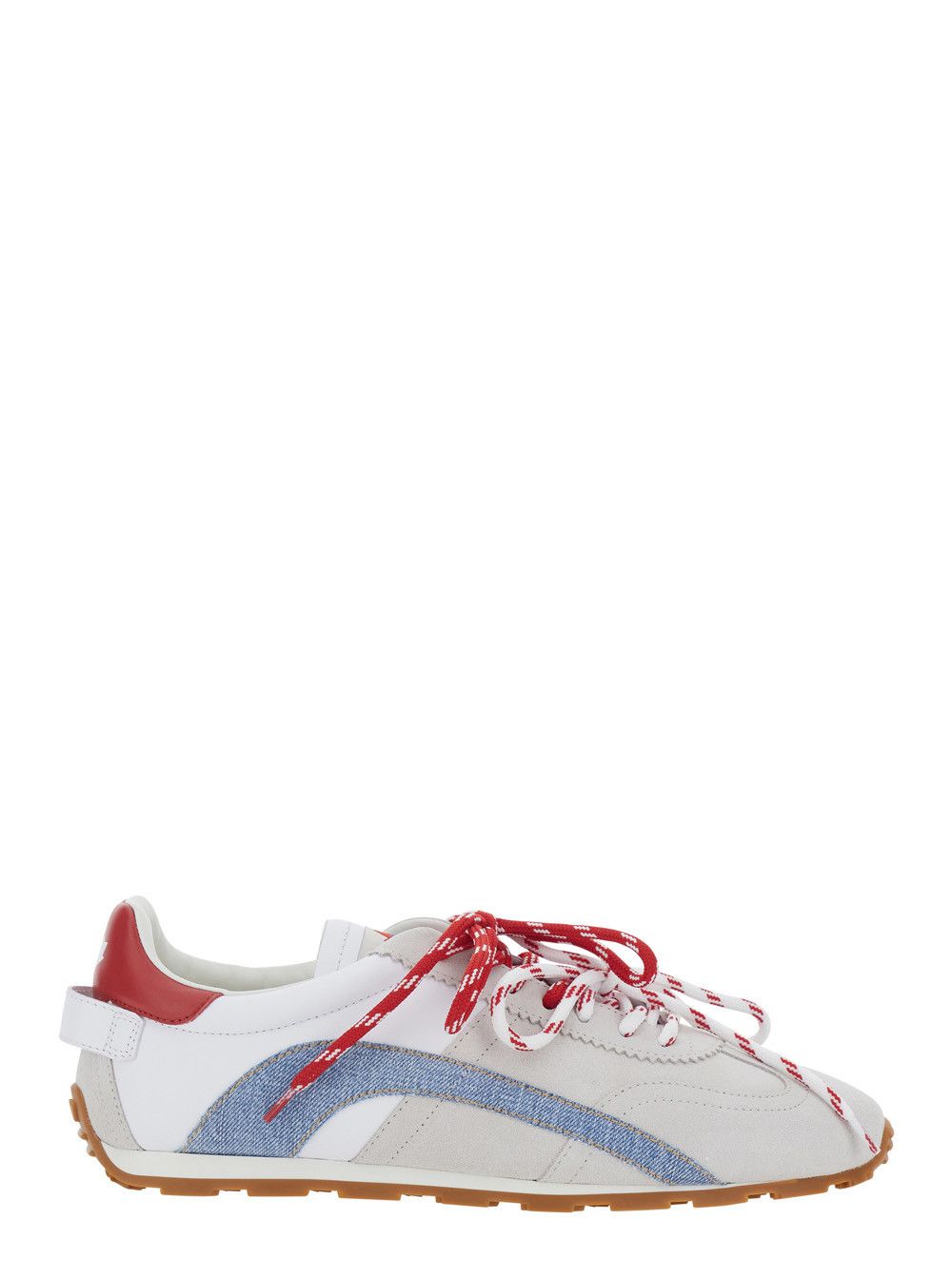 Dsquared2 'DC-642' White Low Top Sneakers with logo lettering on the tongue and logo patch on the back in Leather for Men Size US 12 / EU 45 - 1 Thumbnail