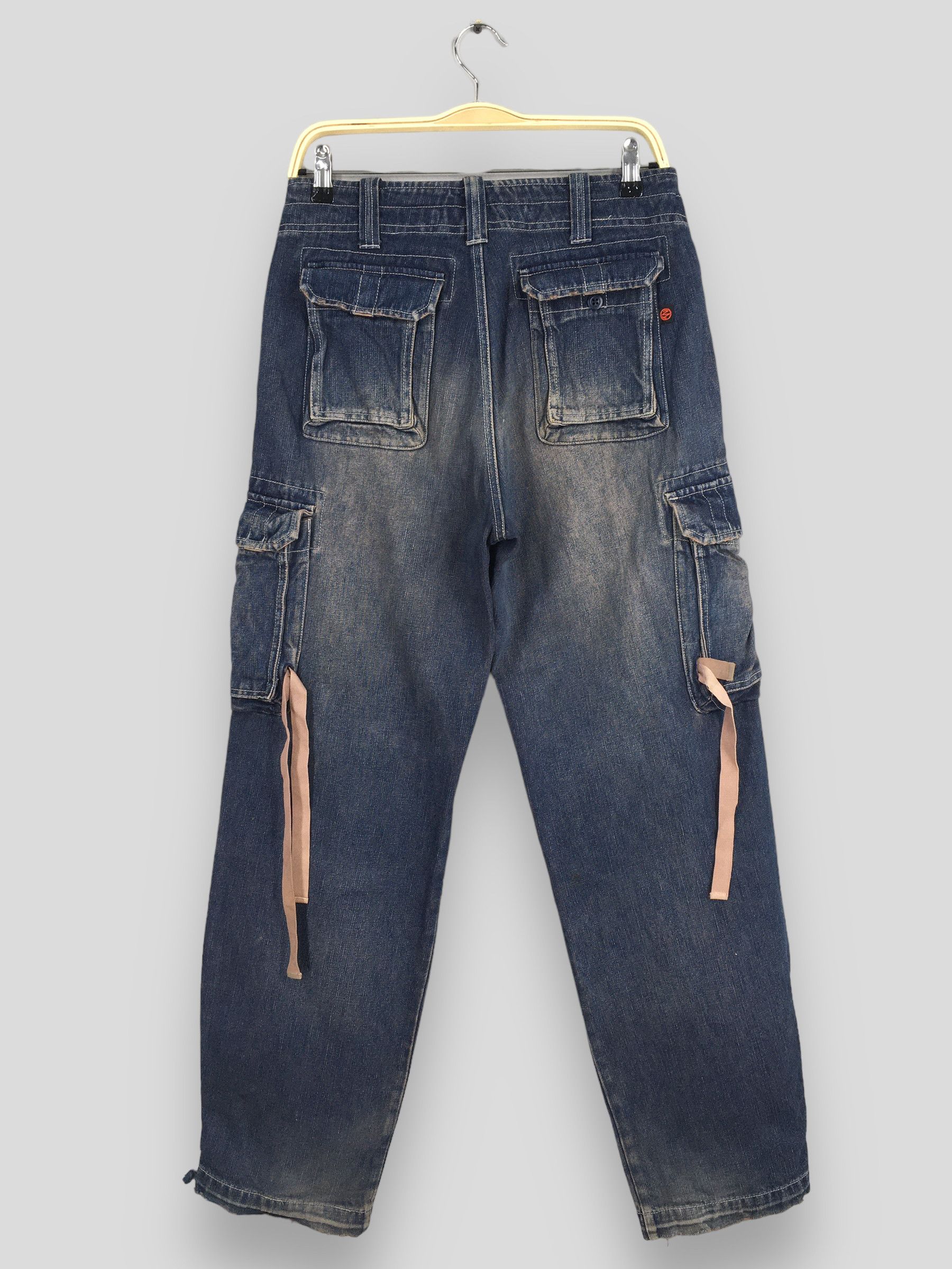 Hobo Size 29x30 Japanese 291295 Homme Cargo Carpenter Pants S674 Size US 29 - 8 Thumbnail