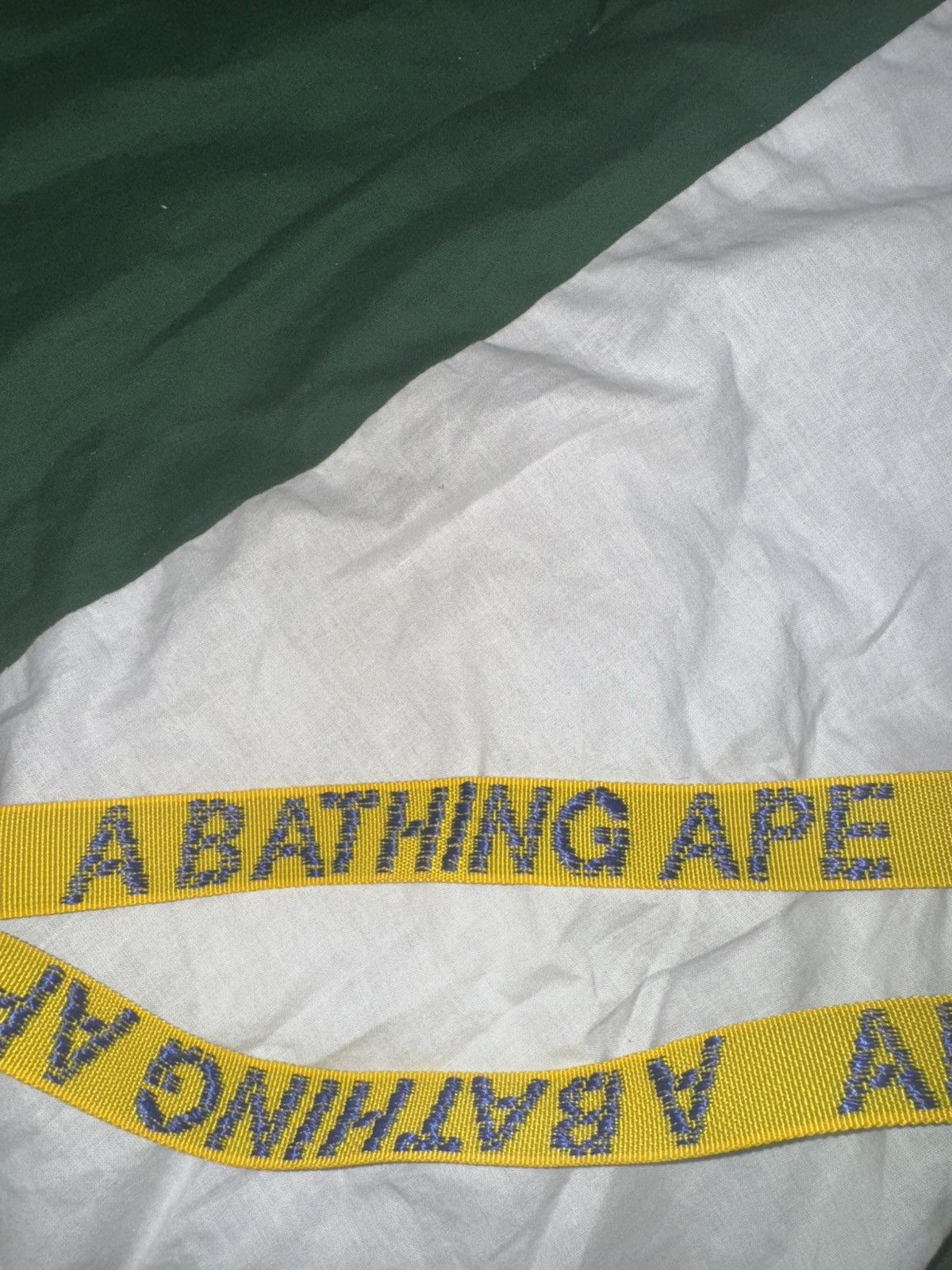 Bape BAPE Vintage Lanyard (Yellow/Blue) Size ONE SIZE - 2 Thumbnail