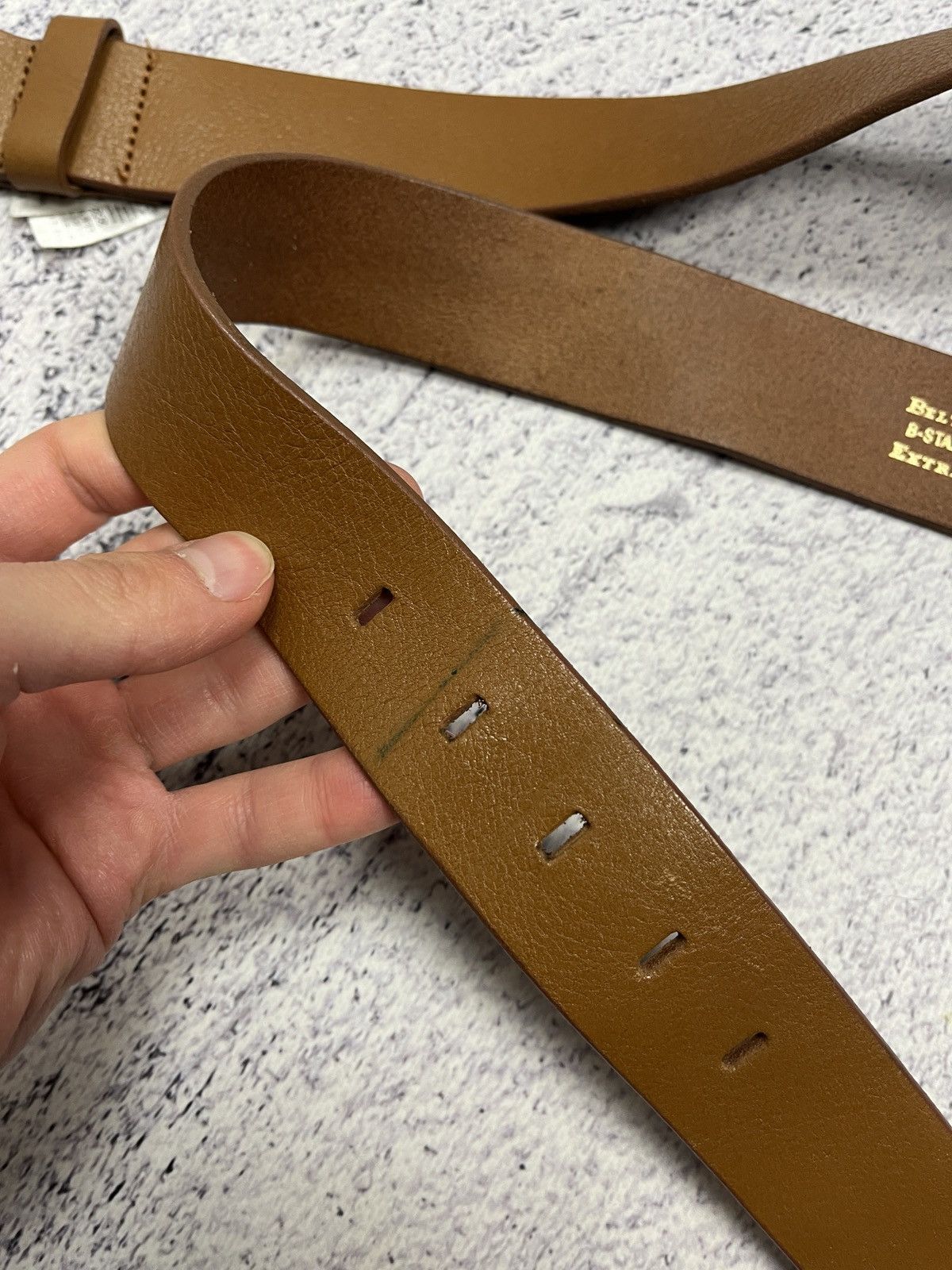 Diesel Diesel Leather Belt Big Metal Buckle Logo Brown Y2K Size ONE SIZE - 8 Thumbnail