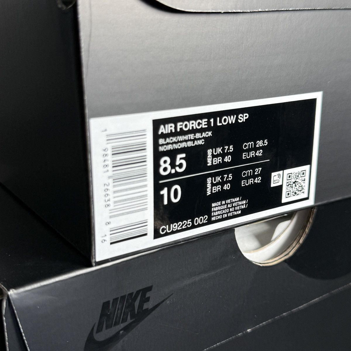 Nike × Supreme Brand New Black Supreme Nike Air Force Ones Size US 8.5 / EU 41-42 - 15 Thumbnail
