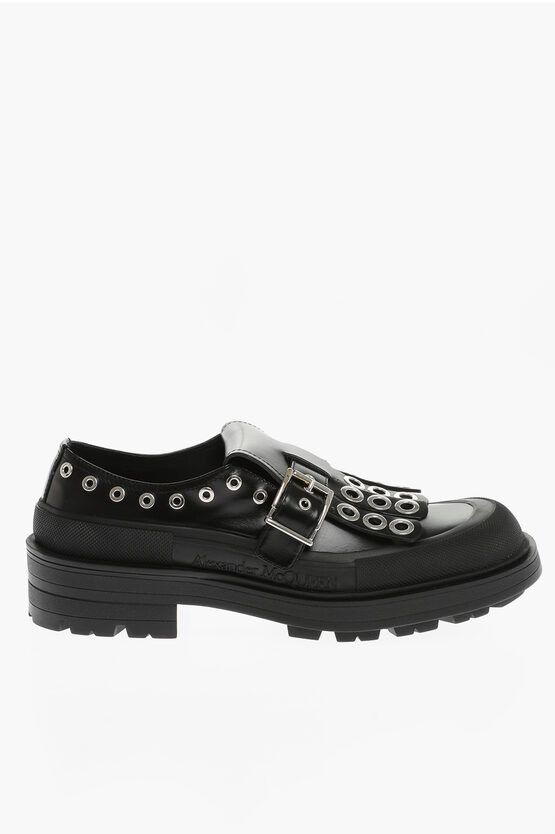 Alexander McQueen o1y1024 Loafers in Black Size US 9.5 / EU 42-43 - 2 Thumbnail