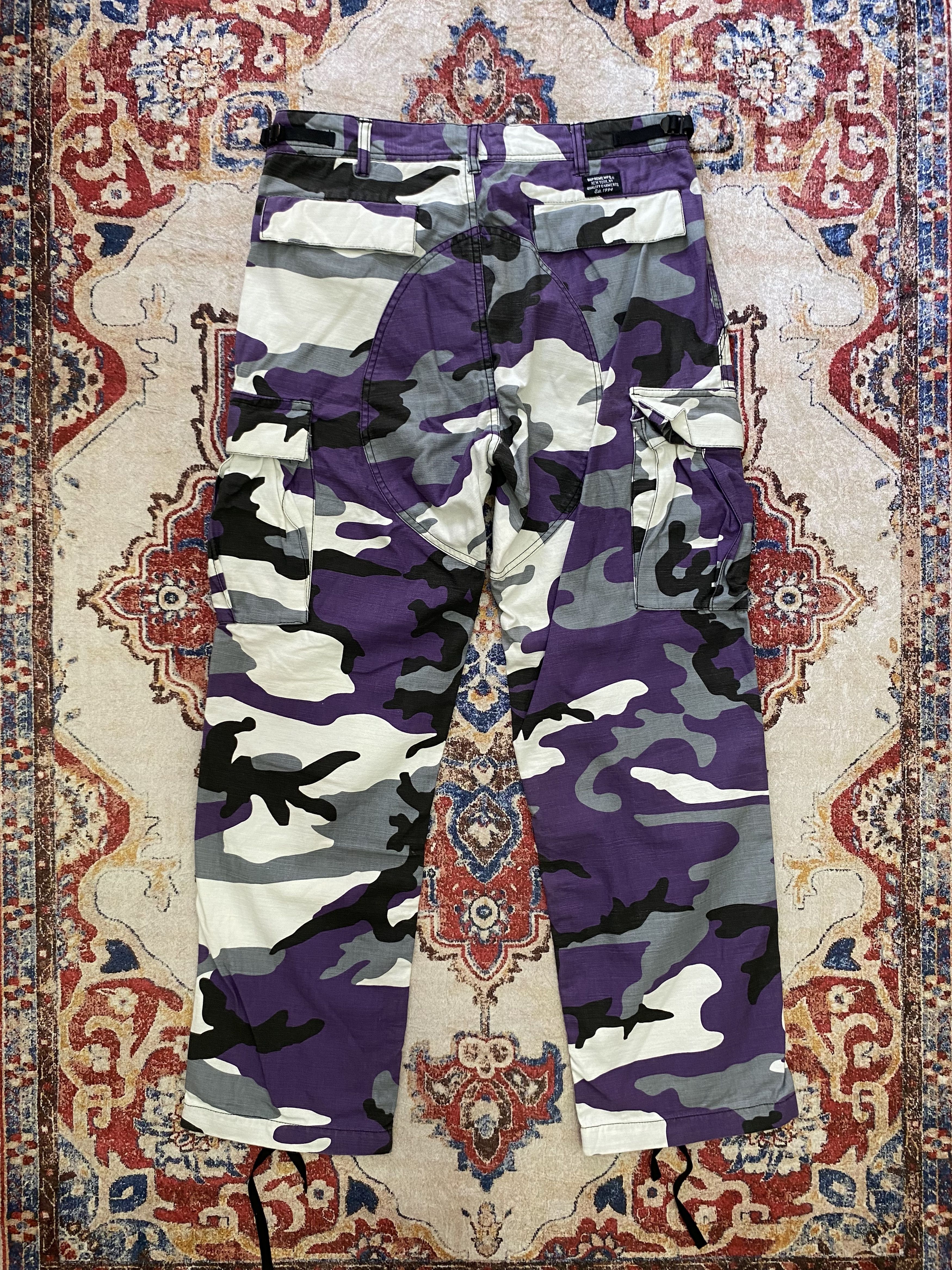 Supreme Supreme FW16 Cargo Pant - Purple Camo Size US 30 / EU 46 - 2 Thumbnail