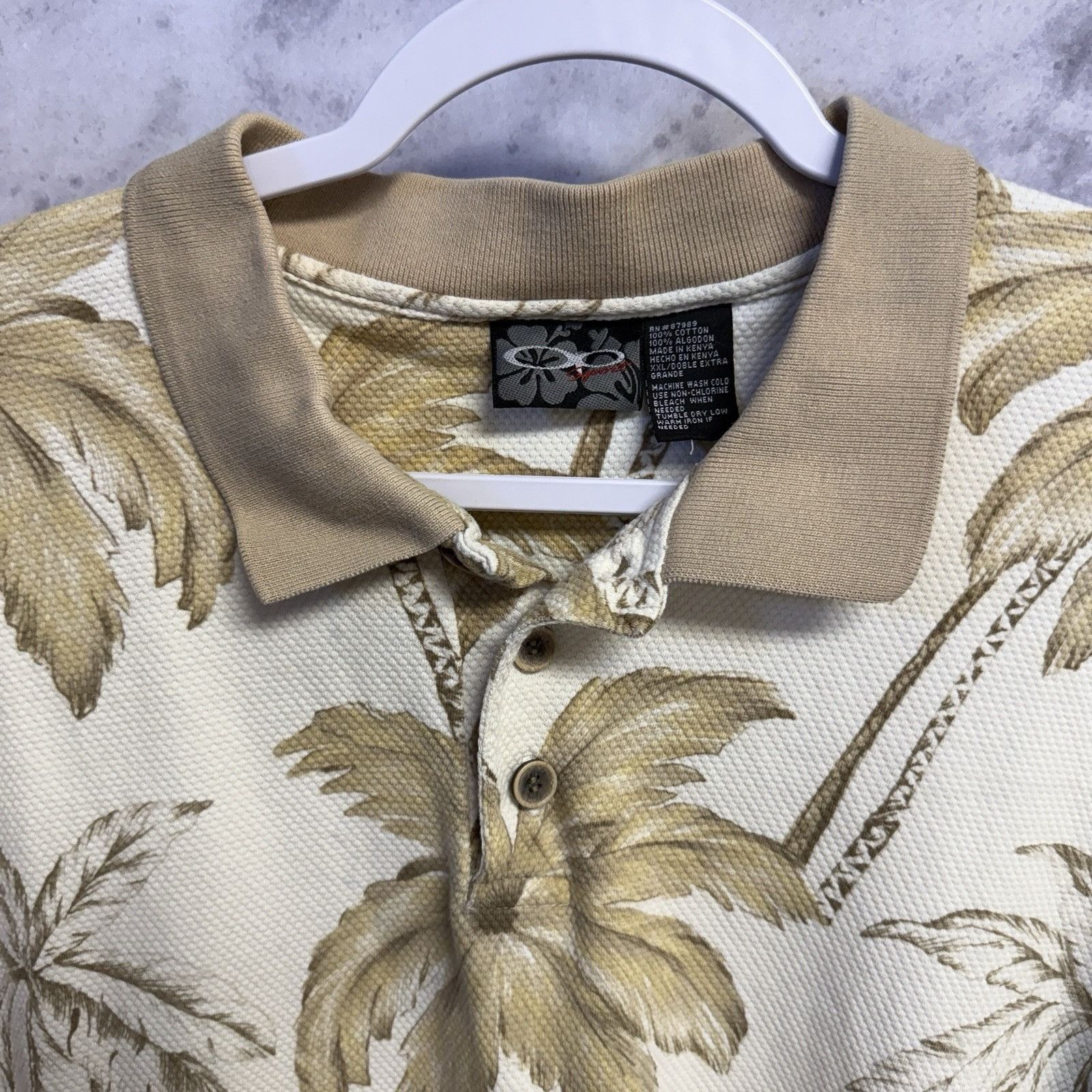 Ocean Pacific Vintage Op Sport Ocean Pacific Floral Polo Shirt Mens 2XL Size US XXL / EU 58 / 5 - 3 Thumbnail