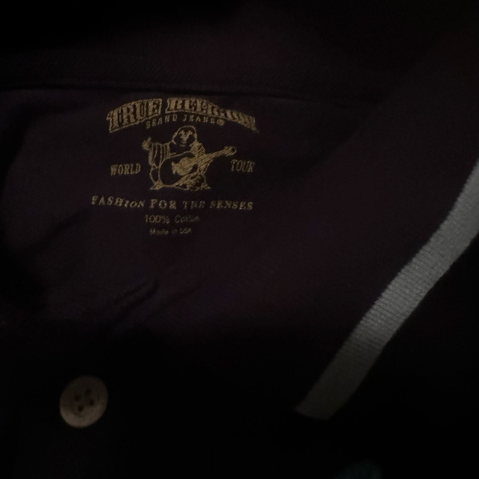 True Religion true religion filled in logo patch design polo shirt Size US S / EU 44-46 / 1 - 3 Thumbnail