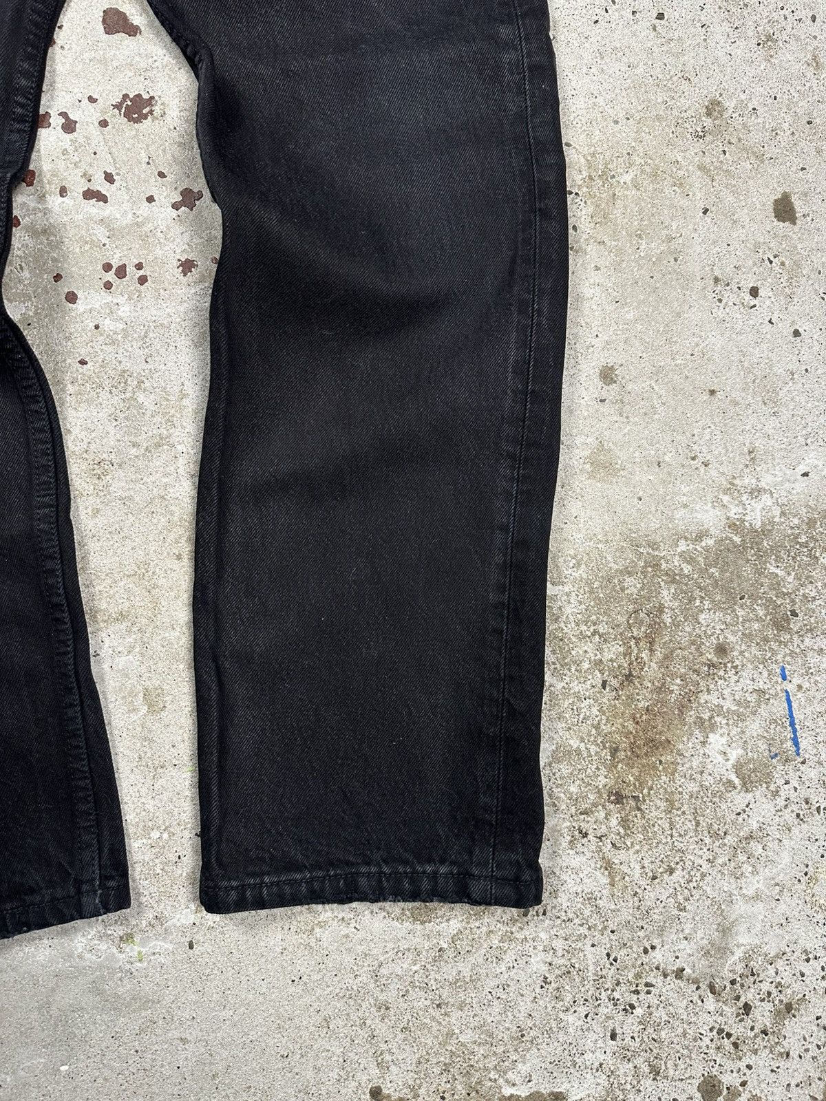 Levi's Vintage 1996 Levi’s 501 Black Denim Pants Jeans UK 90s Size US 30 / EU 46 - 3 Thumbnail