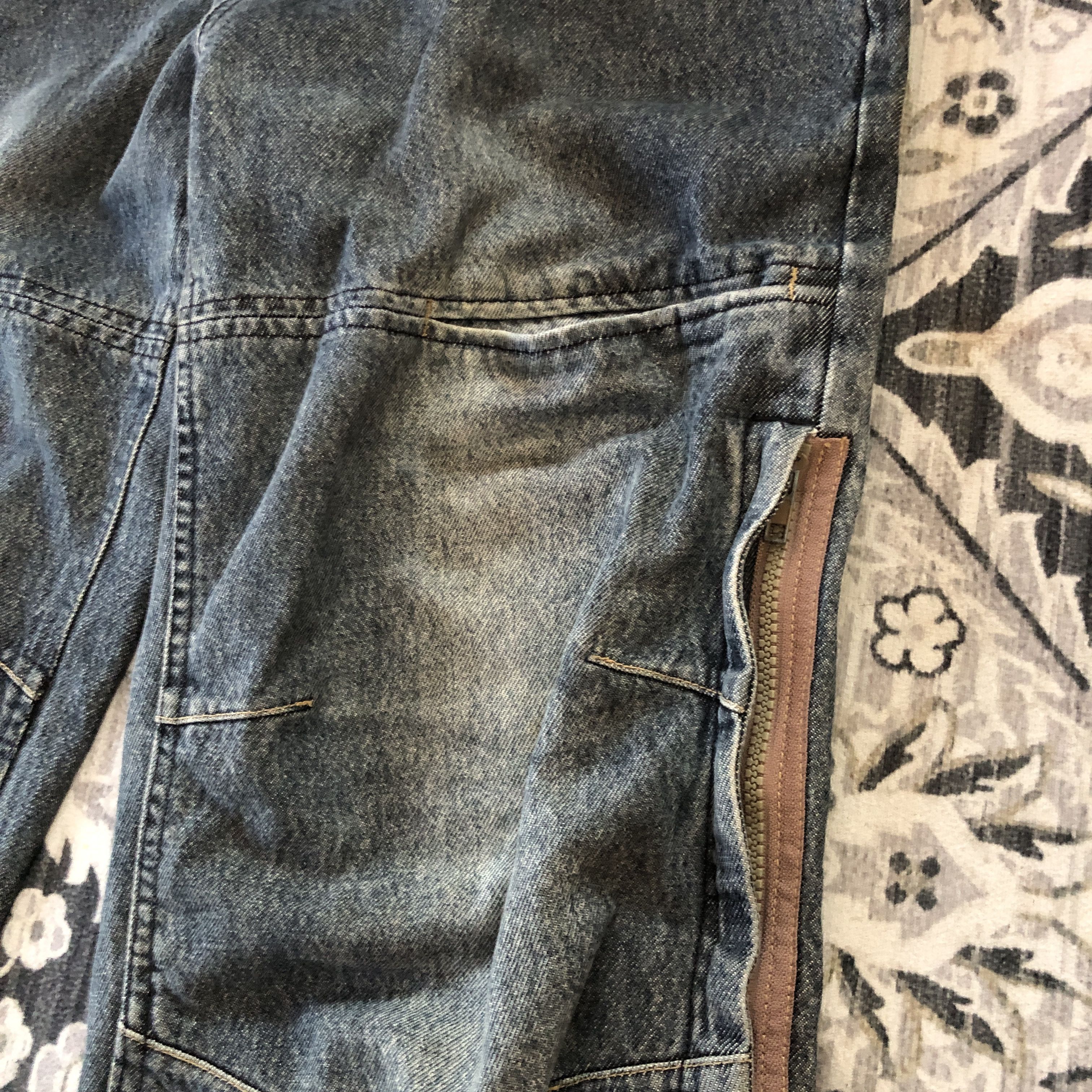 Japanese Brand Y2k White Jeans by Mcylo Baggy Denim Carpenter jeans Size US 30 / EU 46 - 5 Thumbnail