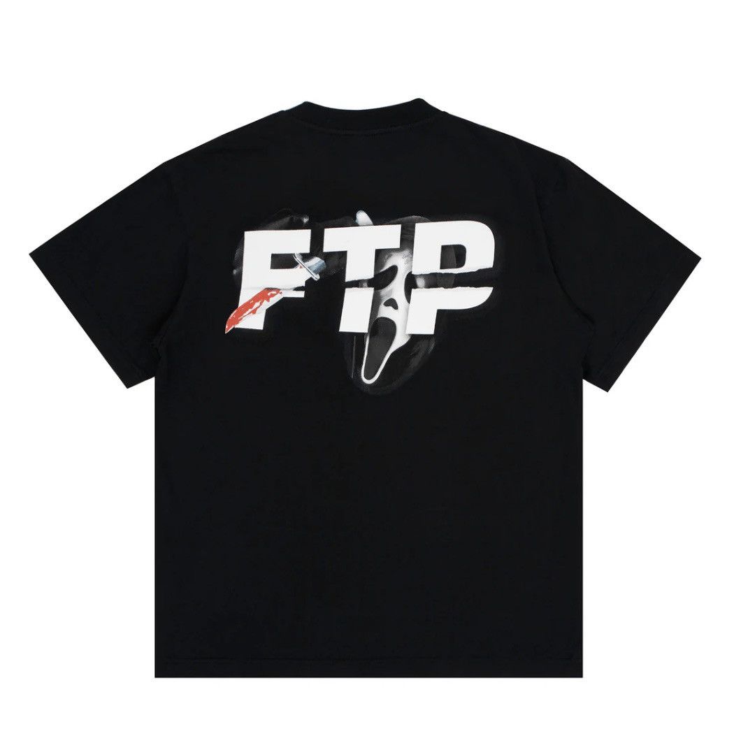 Fuck The Population XL FTP Scream Ghostface Logo T-Shirt Size US XL / EU 56 / 4 - 2 Thumbnail