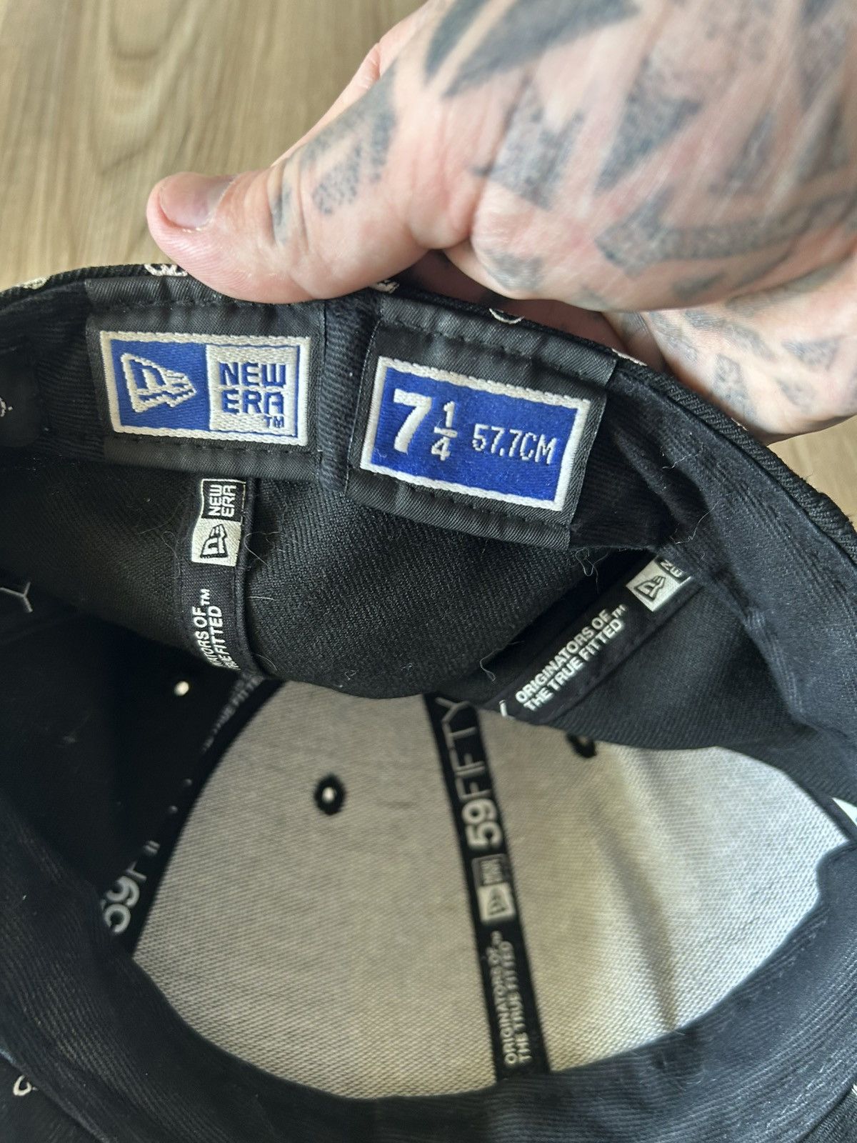 Stussy Vintage Stussy S Logo Monogram Print Hat 7 1/4 Size ONE SIZE - 6 Thumbnail
