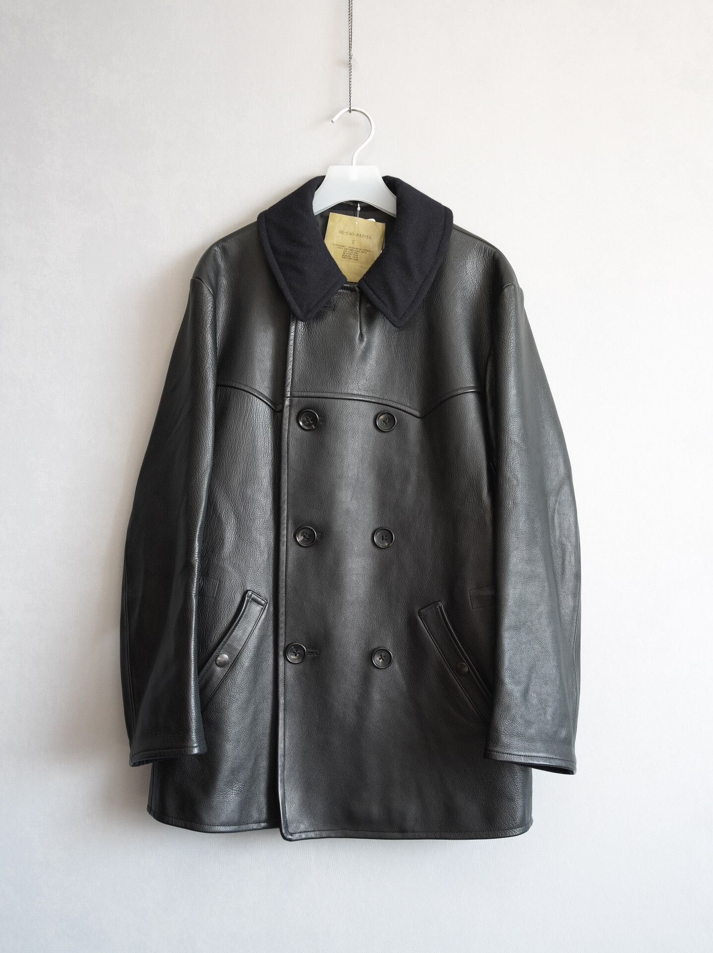 Yohji Yamamoto yohji yamamoto double-breasted buffalo leather coat Size US M / EU 48-50 / 2 - 1 Thumbnail