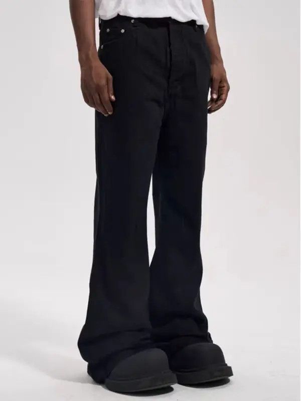 Japanese Brand VIBE High street dark style washed micro-flare baggy jeans Size US 30 / EU 46 - 6 Thumbnail