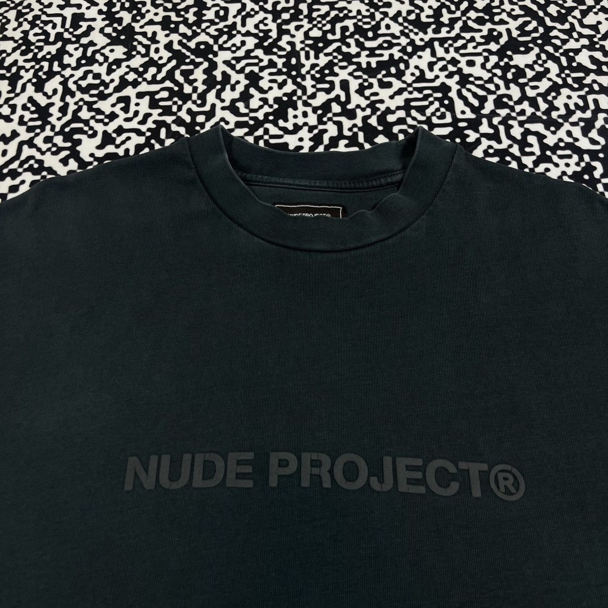 Nude Vintage Y2K Nude Project Boxy Cropped T-shirt Porn Style Size L / US 10 / IT 46 - 7 Thumbnail