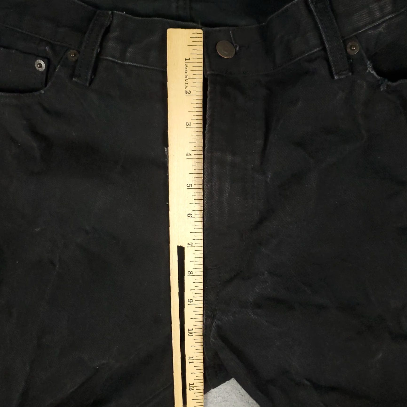 Vintage Denim & Supply Ralph Lauren Jeans Men's 38x29 Black Straight Leg Casual Pants Size US 38 / EU 54 - 6 Thumbnail