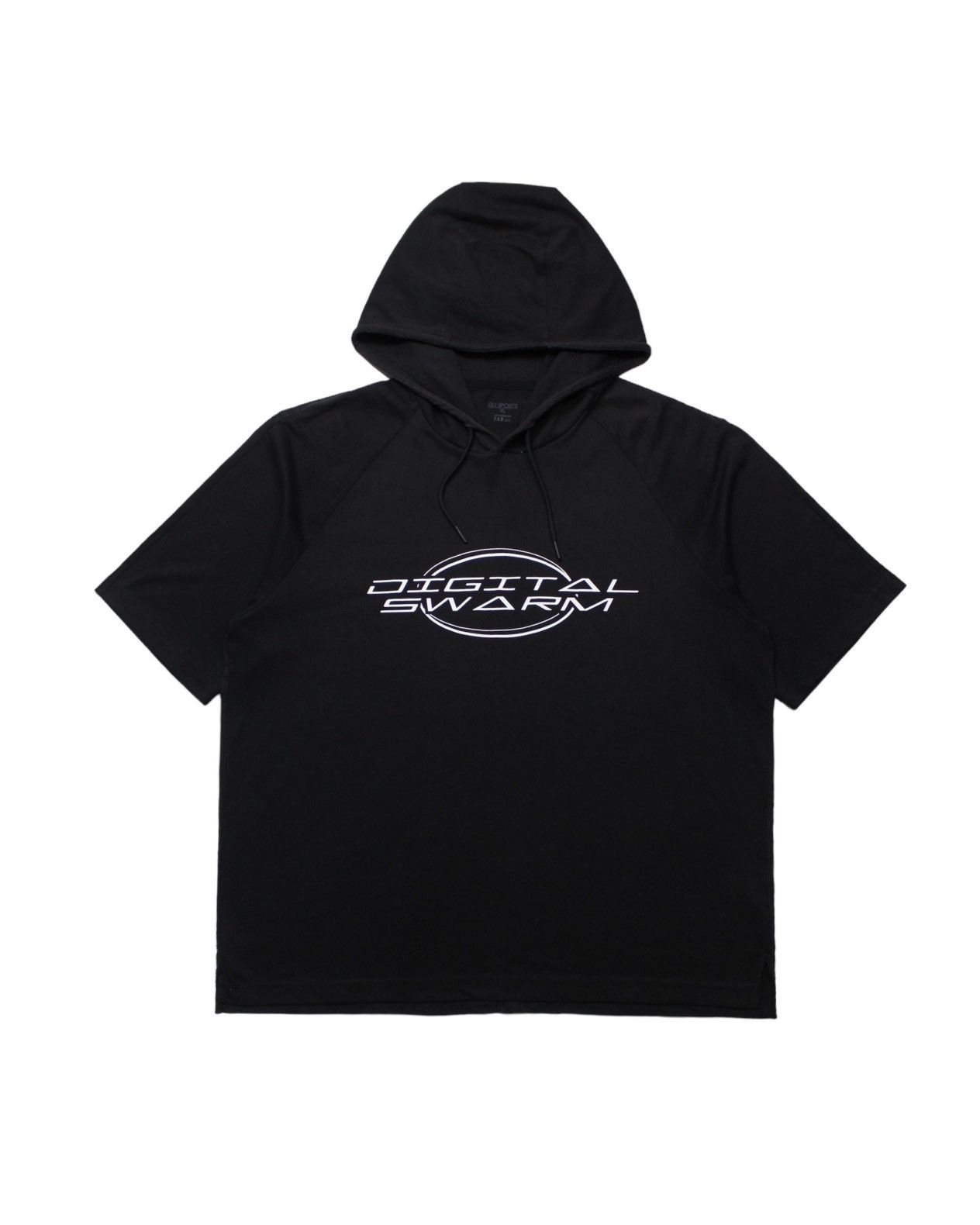 Japanese Brand GU SPORTS DIGITAL SWARM SHORT SLEEVE HOODIE Size US XL / EU 56 / 4 - 1 Thumbnail