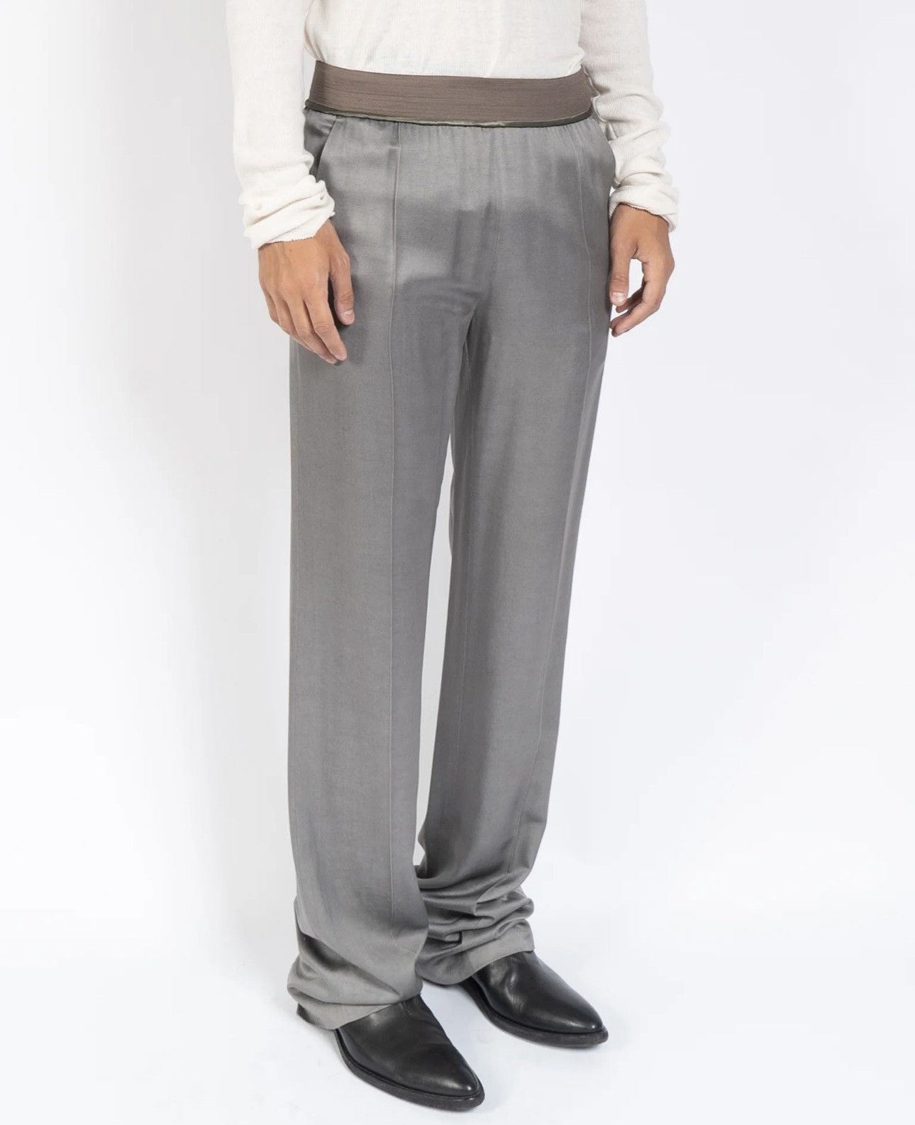 SS15 RAYON PANT IN MYRISTICIN GREY