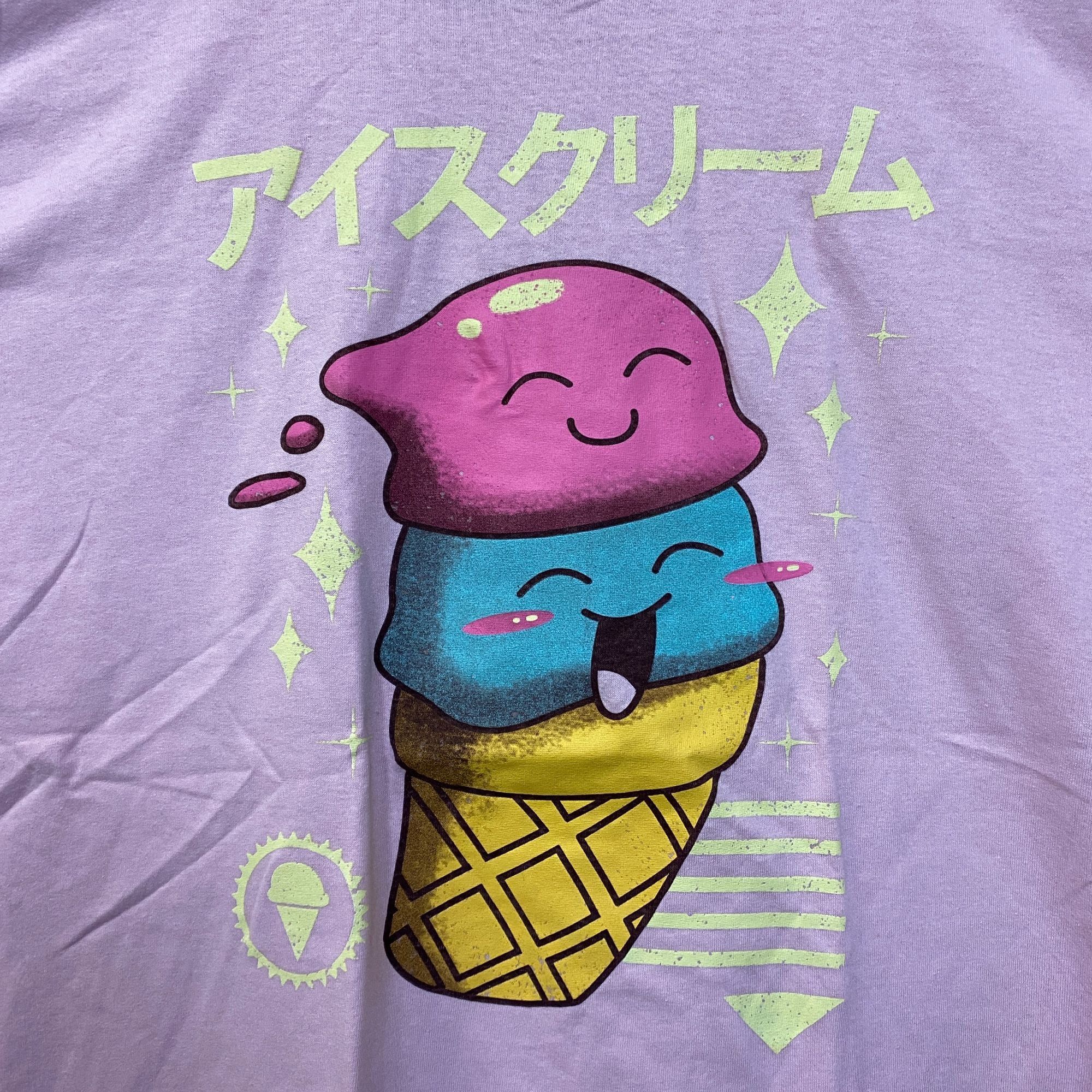 Threadless Threadless Cute Kawaii Ice Cream Pink Tshirt Size XL Size US XL / EU 56 / 4 - 2 Thumbnail