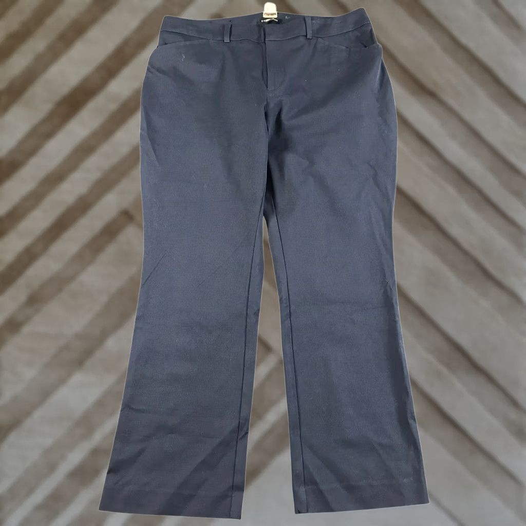 Vintage VINTAGE? No. 41 Hawthorn Navy Blue Dress Pants Womens Plus Size 18W Workwear Trousers Size 40" / US 18 - 1 Thumbnail