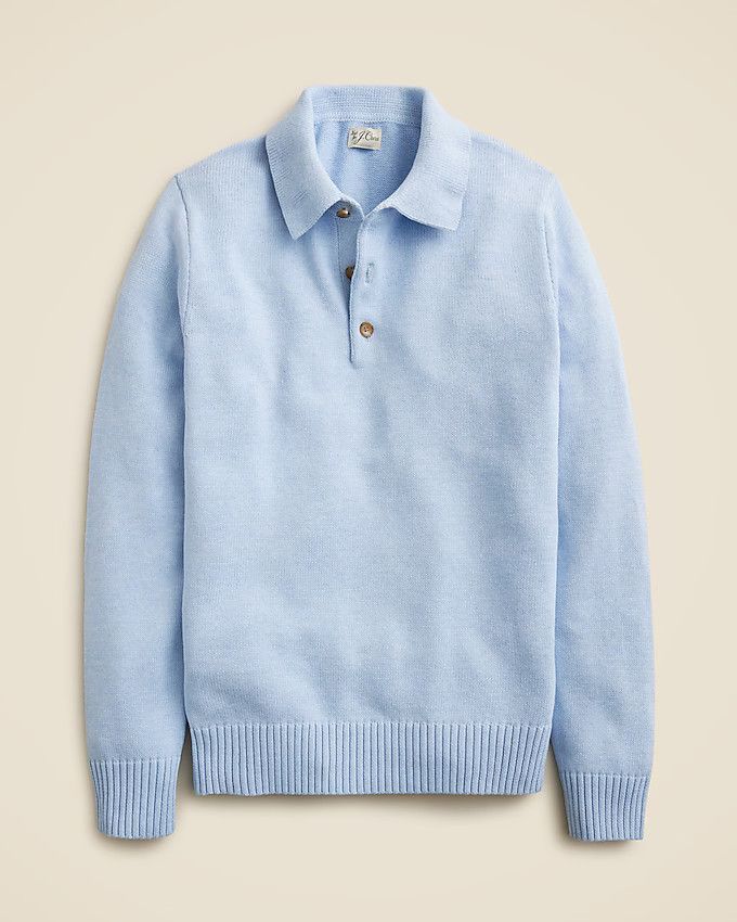 J.Crew Heritage Cotton Sweater Polo Size US L / EU 52-54 / 3 - 1 Thumbnail