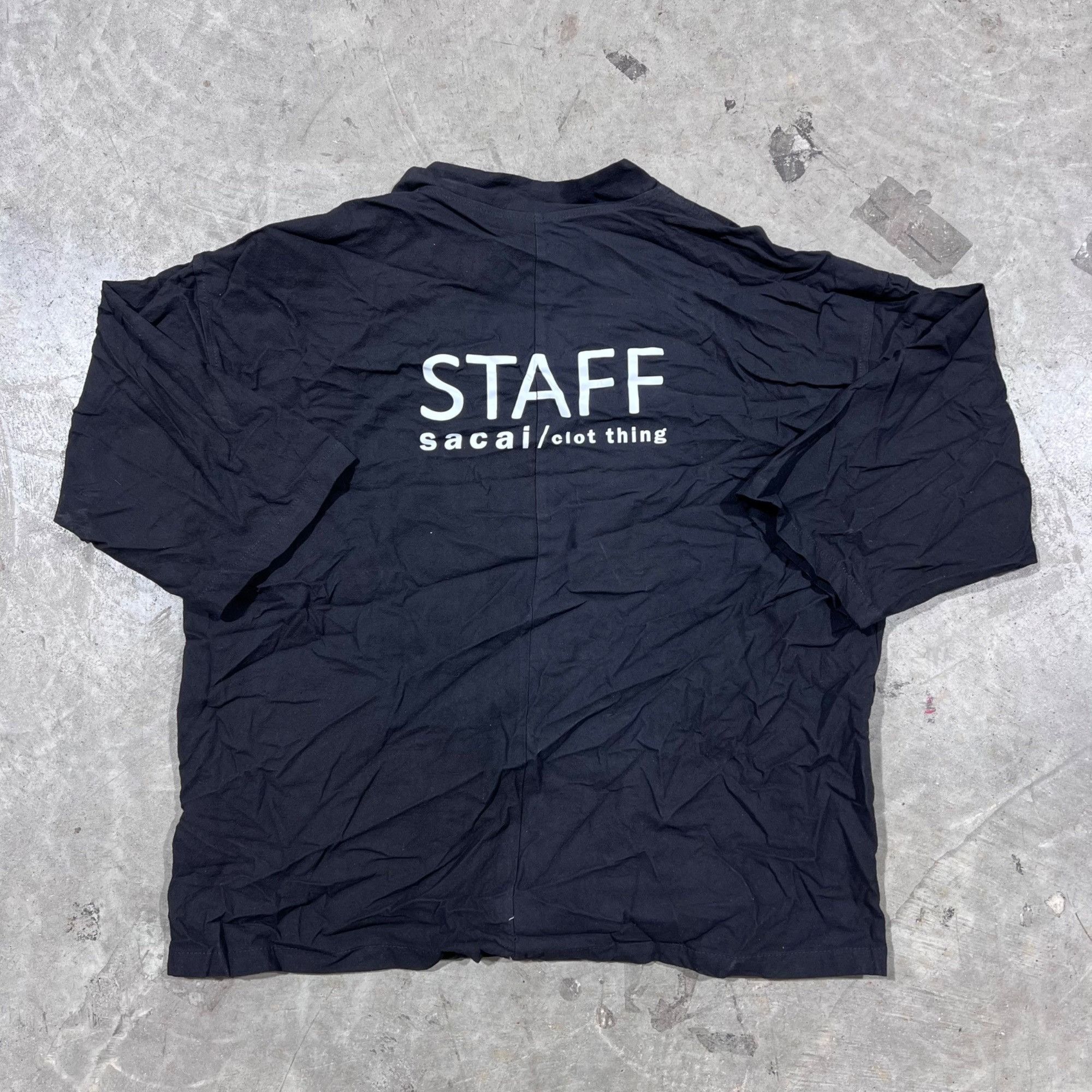 CLOT NEW SACAI x CLOT STAFF BLACK JACKET SZ ONE SIZE Size US L / EU 52-54 / 3 - 5 Thumbnail