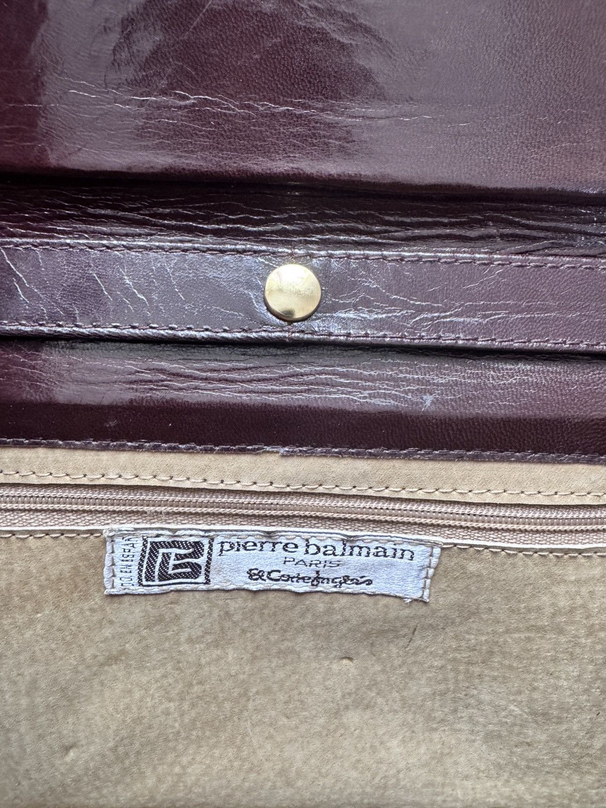 Pierre Balmain Vintage Pierre Balmain Leather Bag, circa 1960s Size ONE SIZE - 4 Thumbnail