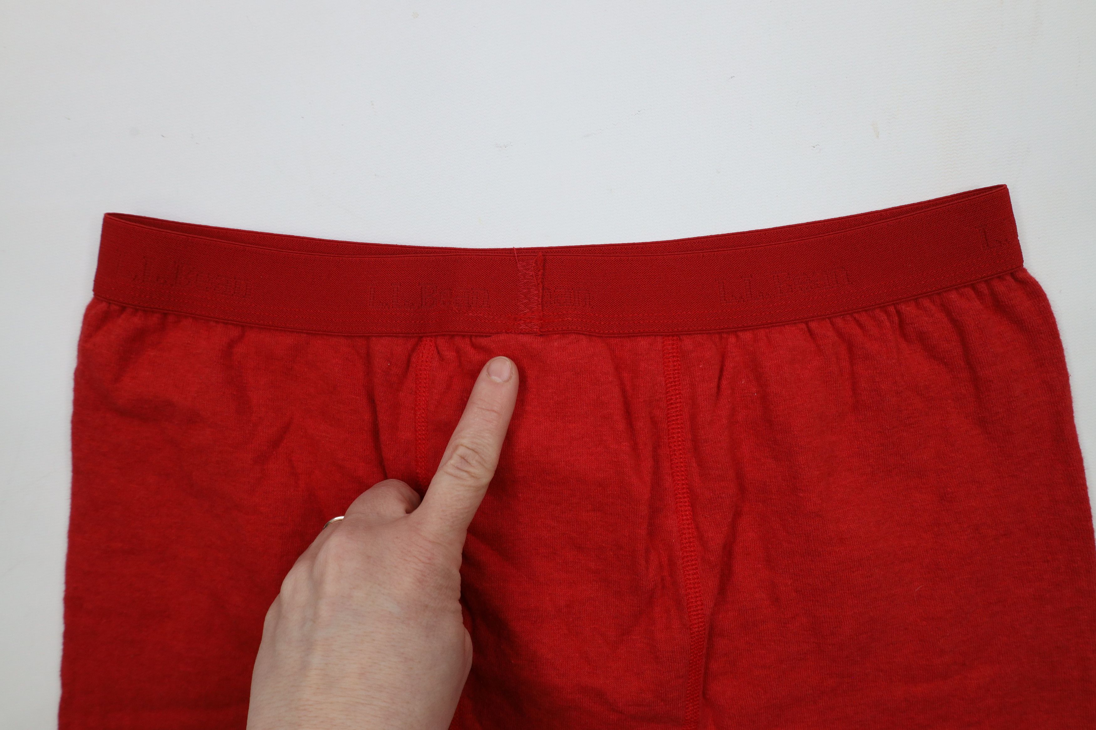 L.L. Bean × Vintage Vintage LL Bean Double Wool Blend Knit Thermal Pants Red Size US 34 / EU 50 - 7 Thumbnail