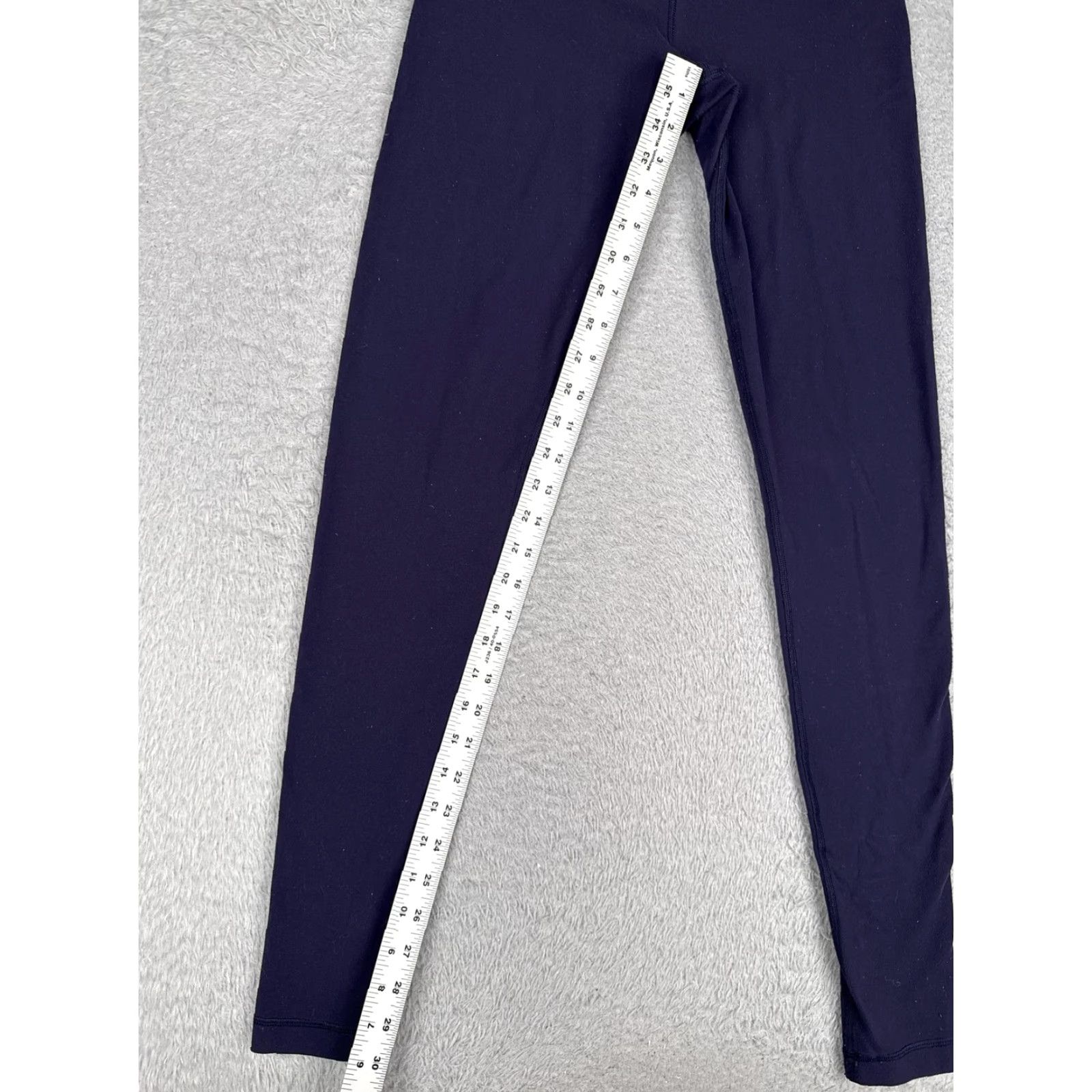 Lululemon Lululemon Wunder Under Pants Womens 8 Blue 31" Yoga Gym Athletic Workout READ Size 30" / US 8 / IT 44 - 5 Thumbnail