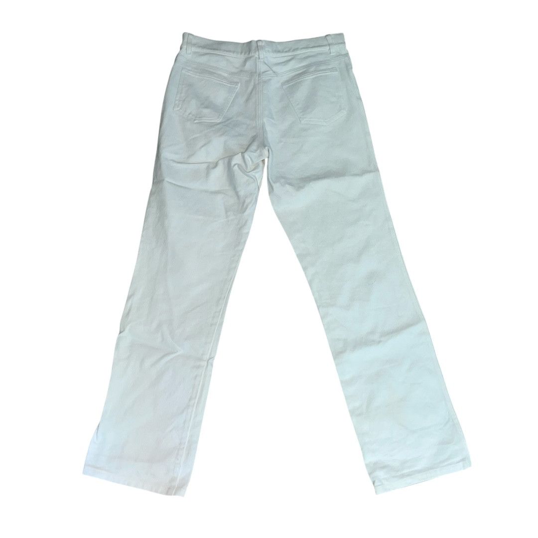 Designer × Raf Simons Raf Simons AW04 Waves White Denim Pants Size US 32 / EU 48 - 5 Thumbnail