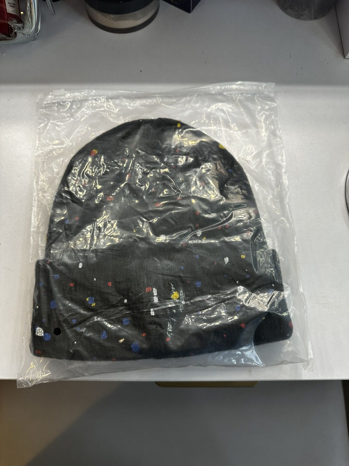 Carhartt CUSTOM brand new Carhartt beanie w/ paint splattered in bag Size ONE SIZE - 4 Thumbnail