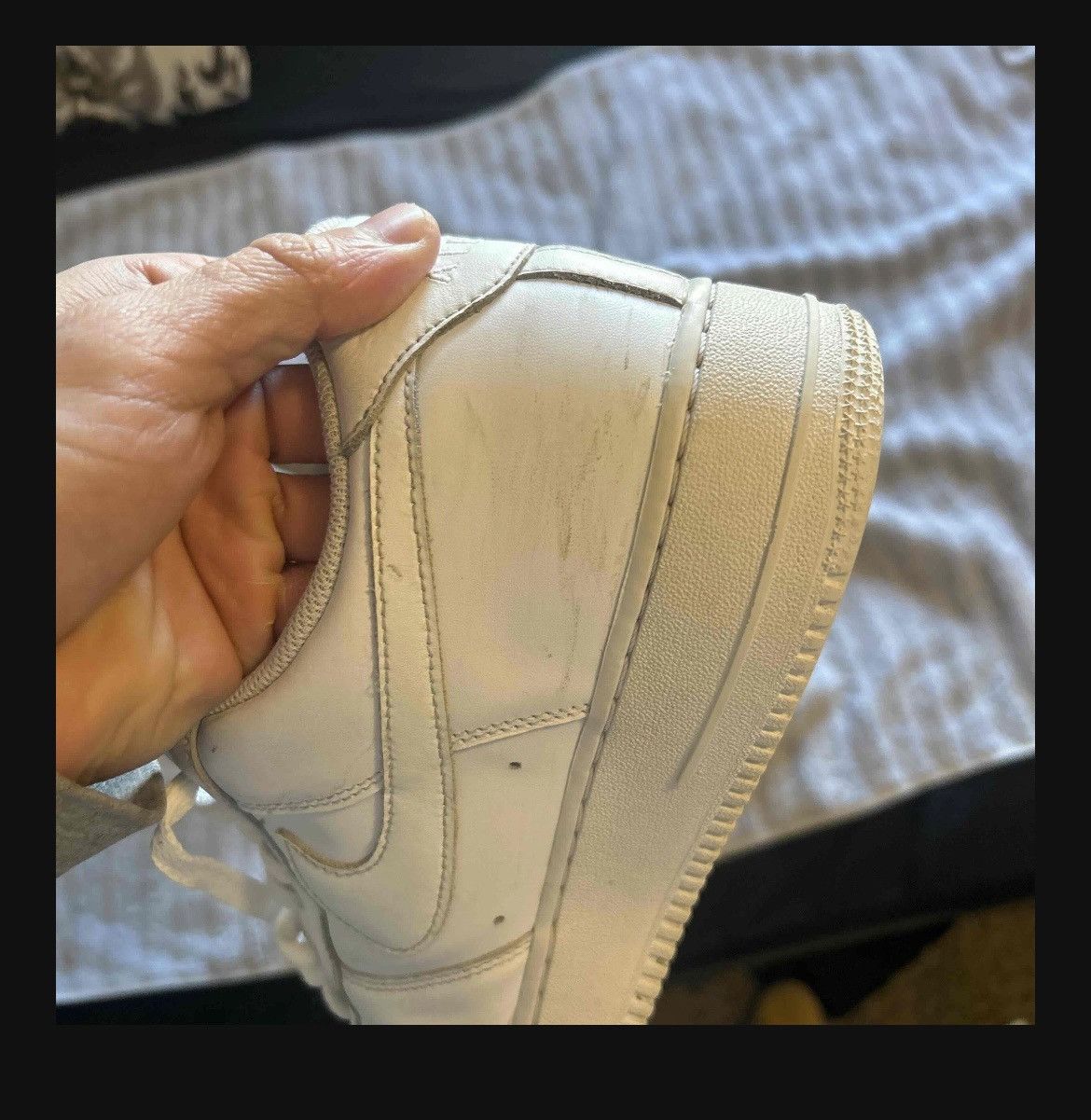 Nike White Air Force 1 Sz 12 Size US 12 / EU 45 - 7 Thumbnail