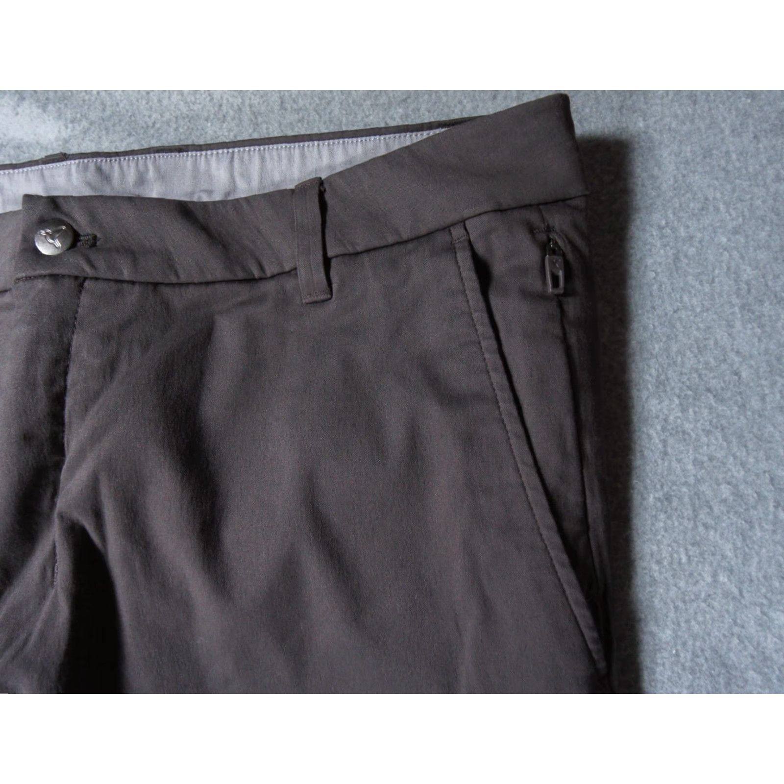 Vintage Birddogs Pants Mens 36x29 Gray Chino Flat Front Stretch 5-Pocket Regular Belt Loops Business Casual Workwear Adult Size US 36 / EU 52 - 5 Thumbnail