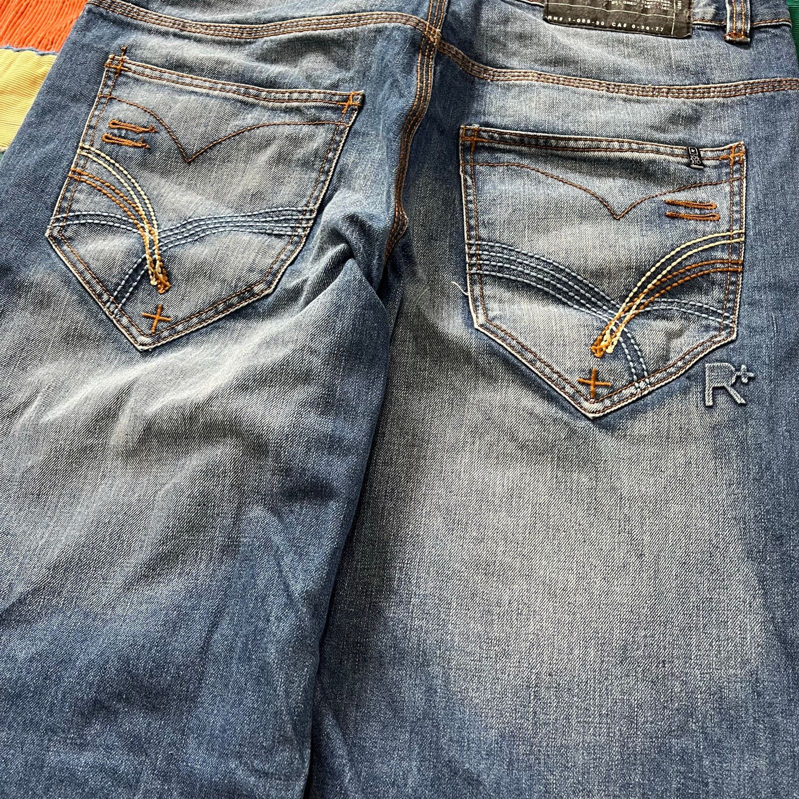 Rocawear Y2K Rocawear Baggy Faded Nicely Washed Embroidered Blue Jean Size US 38 / EU 54 - 4 Thumbnail