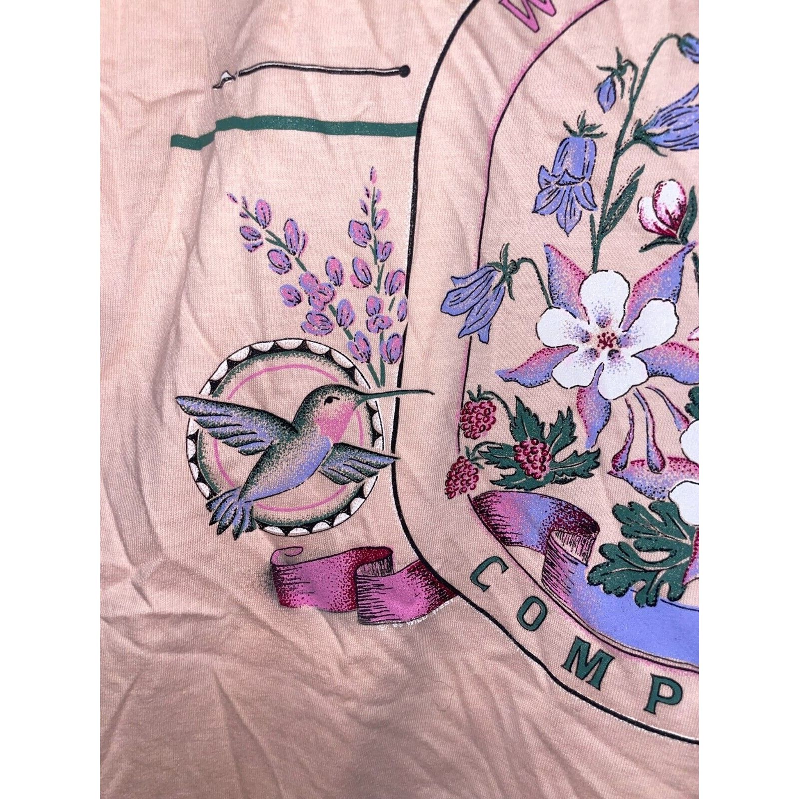 Jerzees Vintage Connecticut Pink Shirt Arizona Test Print Pink Tee L Size US L / EU 52-54 / 3 - 4 Thumbnail