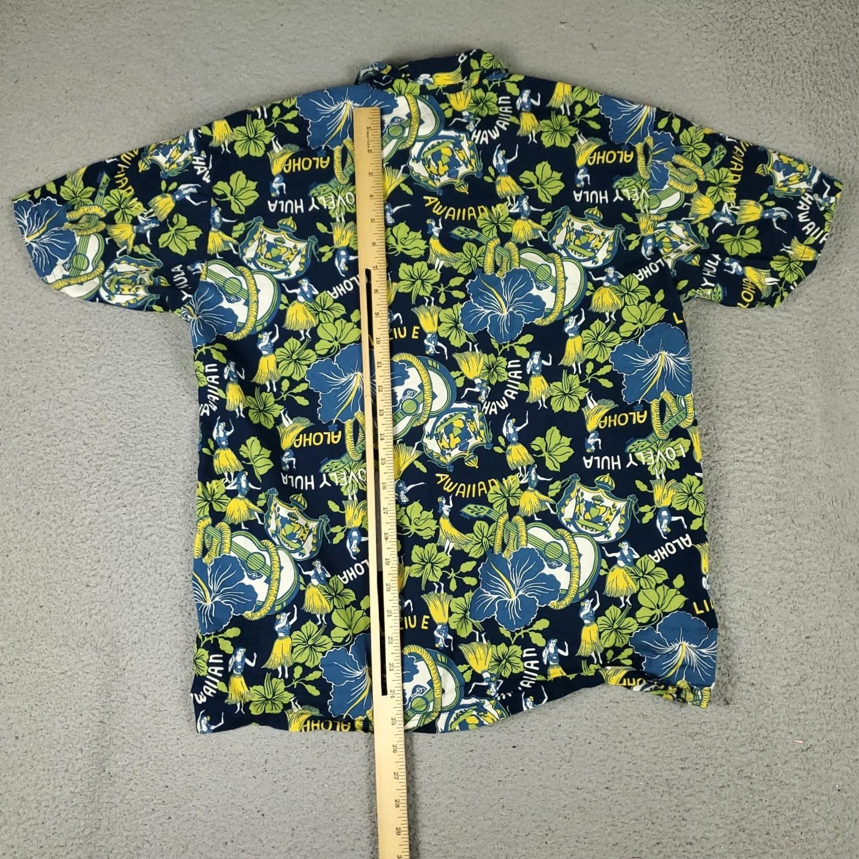 Hilo Hattie Hilo Hattie Shirt Mens XL Blue Floral Hawaiian Button Up Short Sleeve Size US XL / EU 56 / 4 - 3 Thumbnail