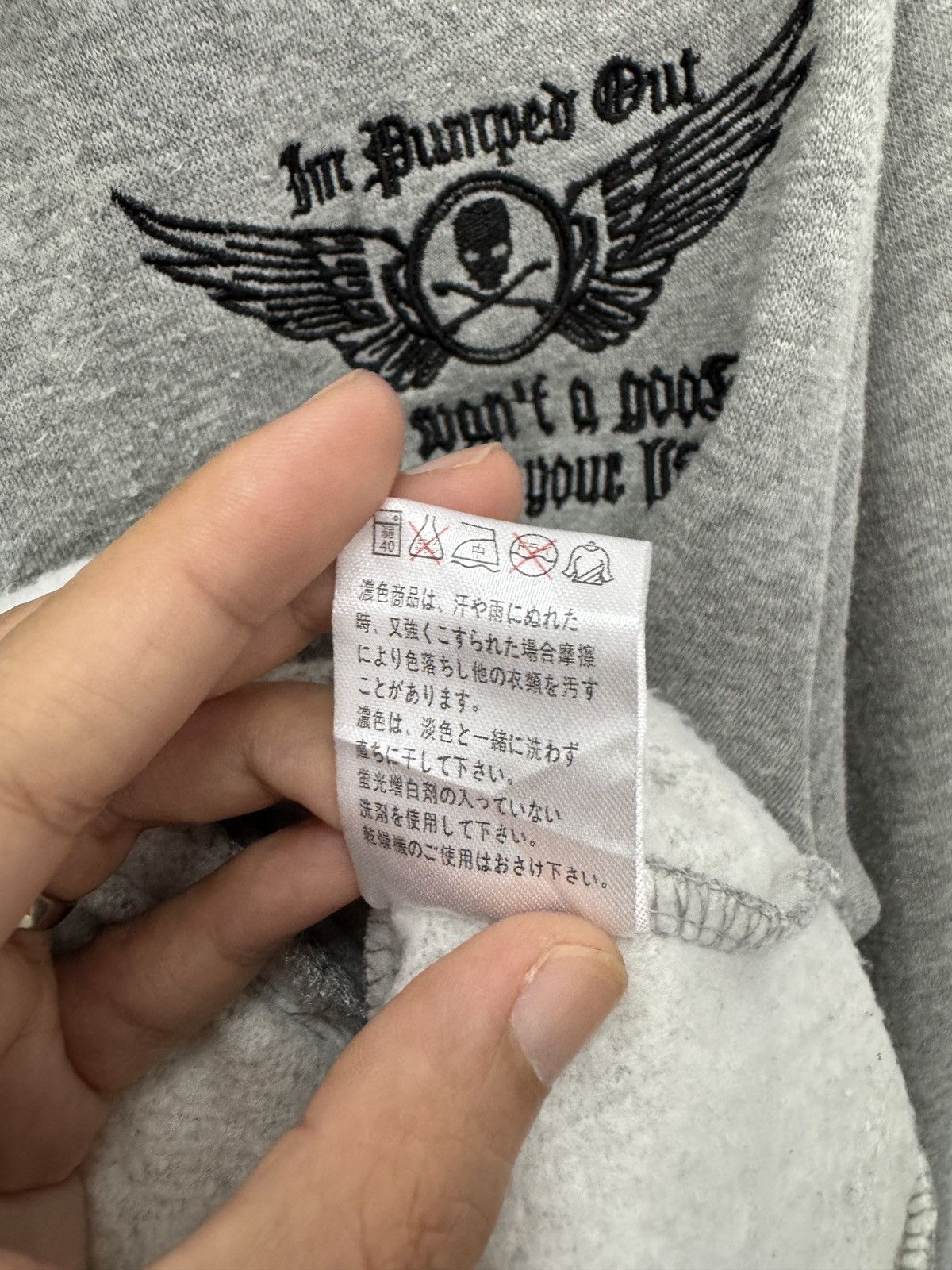 If Six Was Nine 🇯🇵 Japanese Gothic Andre Malraur Homme skull Hoodie Zipper Size US S / EU 44-46 / 1 - 6 Thumbnail