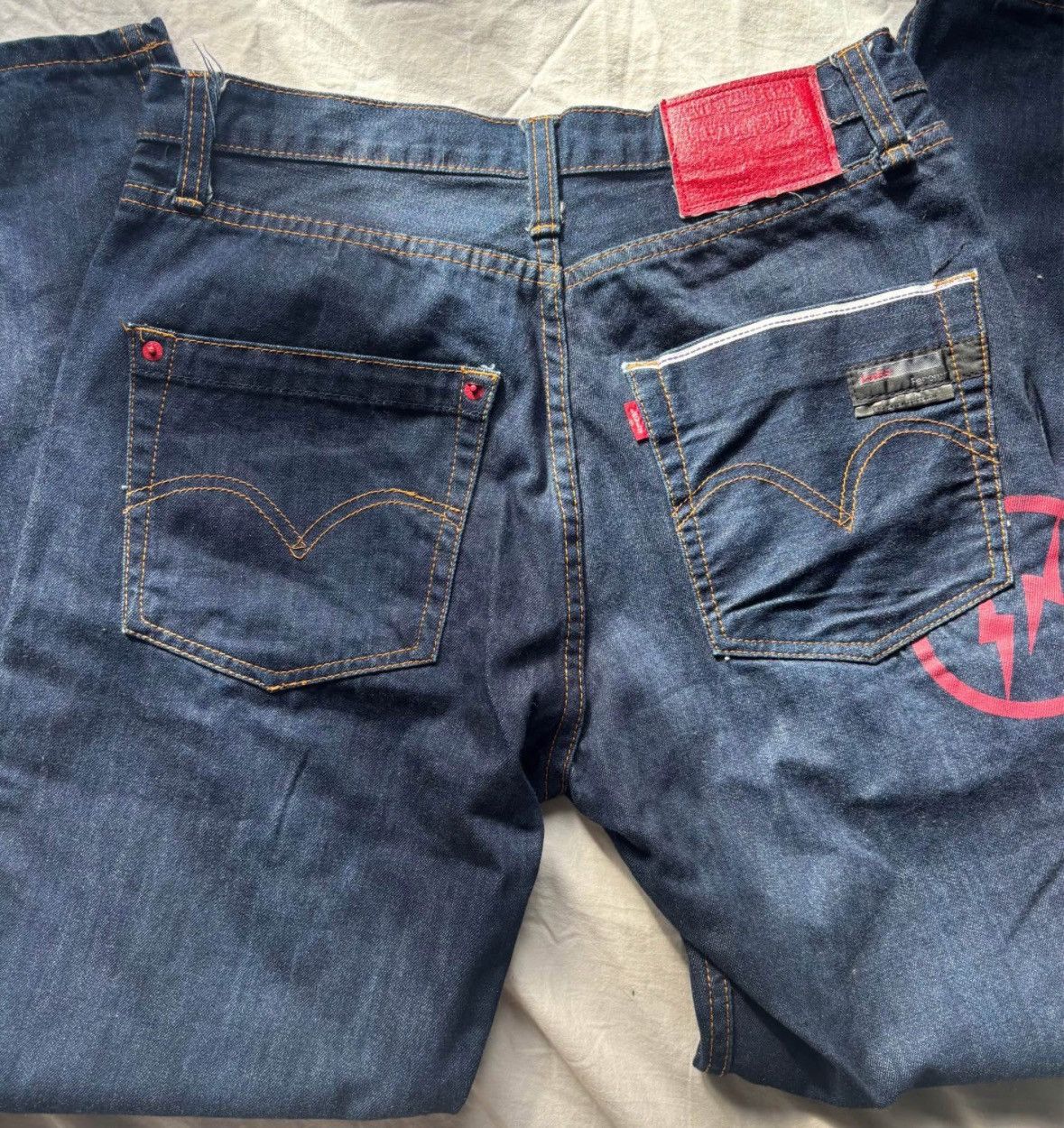 Levi's VINTAGE RARE LEVIS FENOM X FRAGMENT SELVEDGE JAPANESE DENIM Size US 32 / EU 48 - 4 Thumbnail