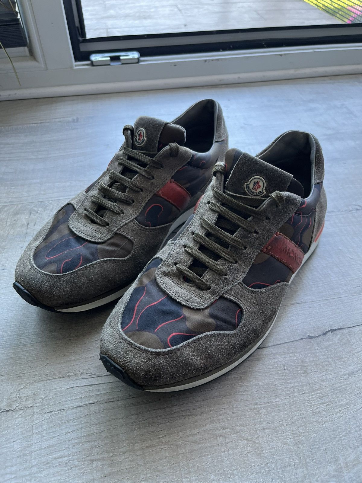 Moncler Moncler Montego Suede Vintage Sneakers Size US 8.5 / EU 41-42 - 1 Thumbnail