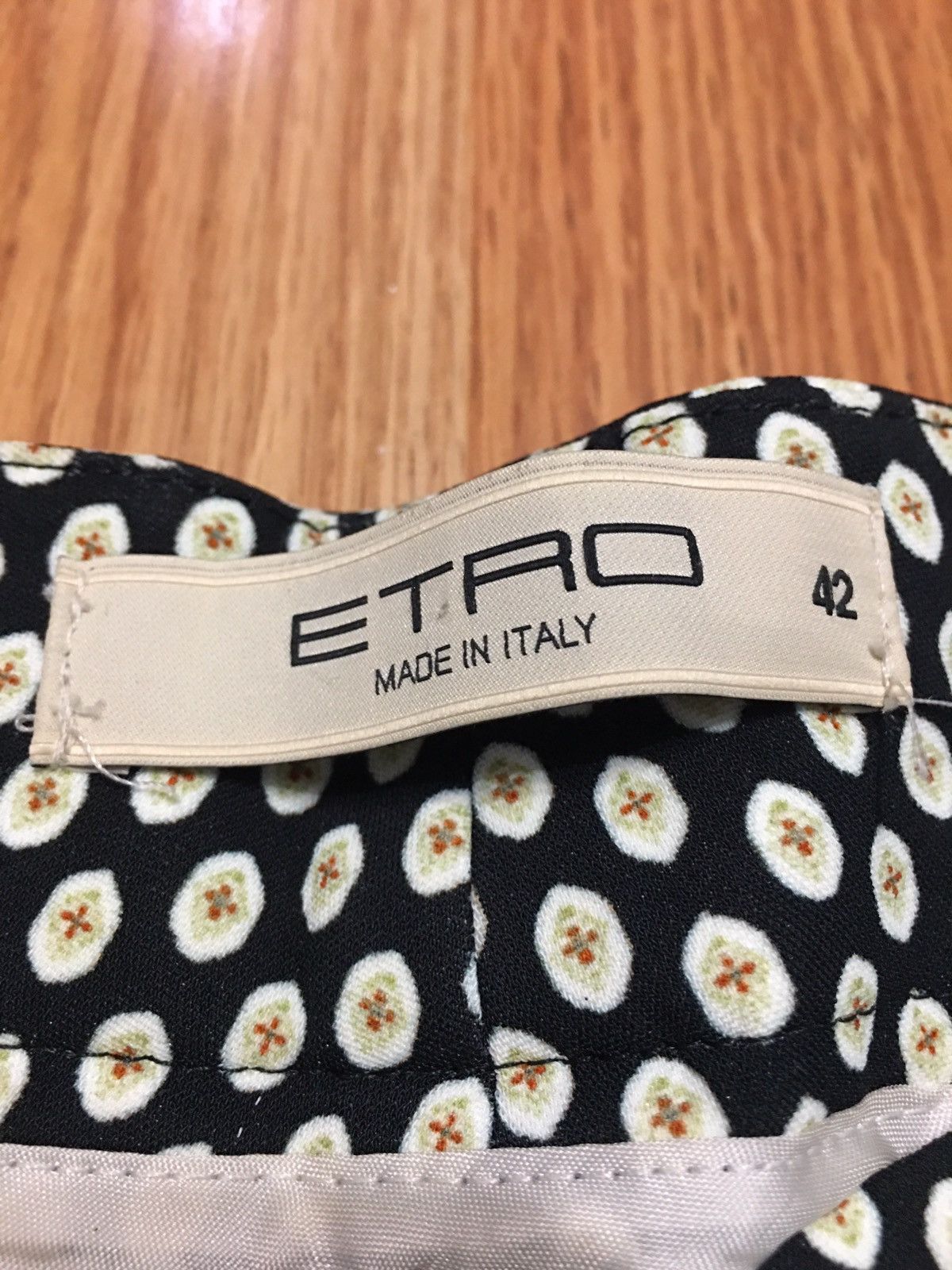 Etro ETRO Milano Designer Womens Pants Size EU 42 Size 28" / US 6 / IT 42 - 11 Thumbnail