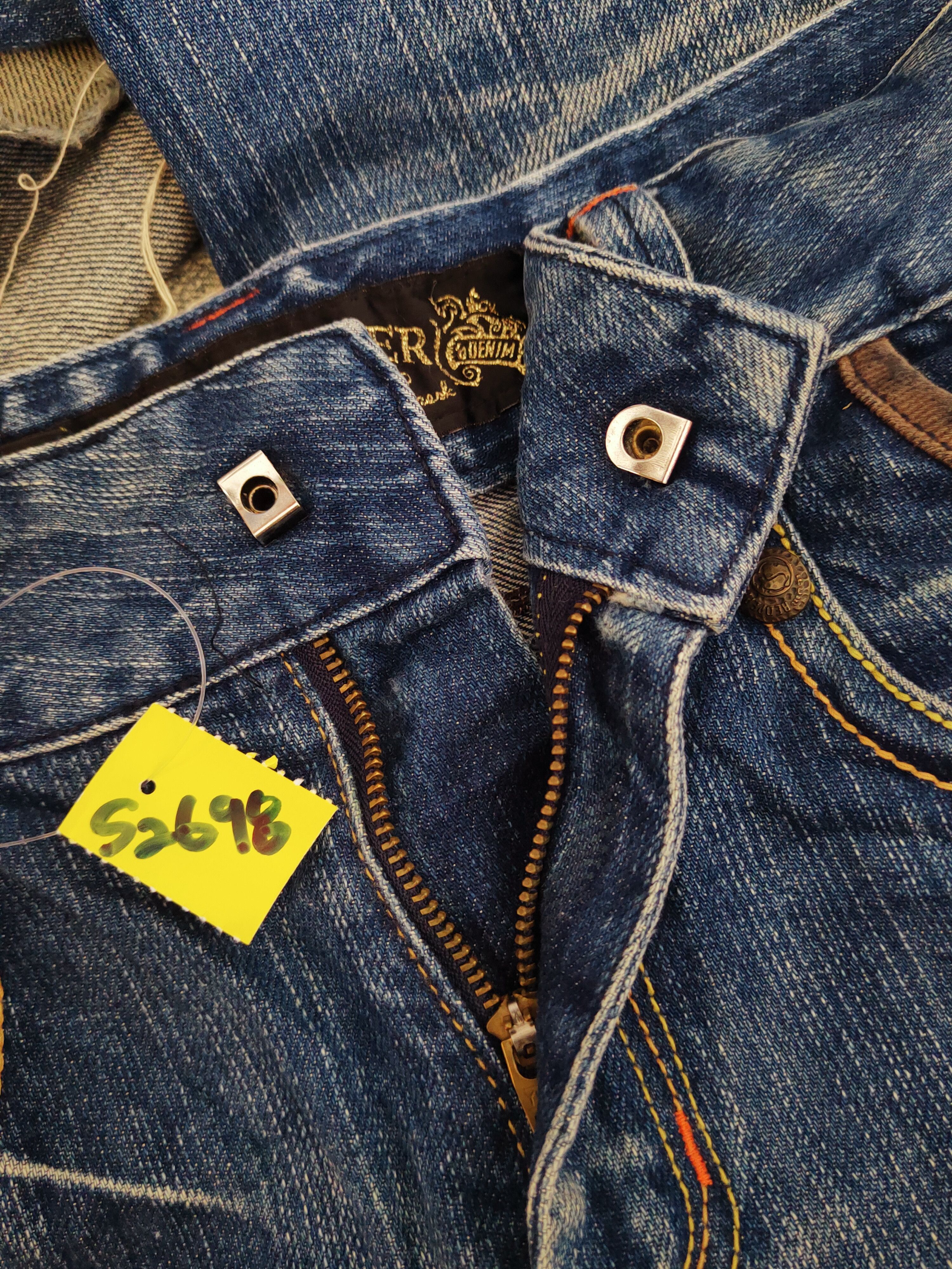 Japanese Brand Redpepper Blue Distressed Ripped Jeans #S2698 Size 31" - 24 Thumbnail