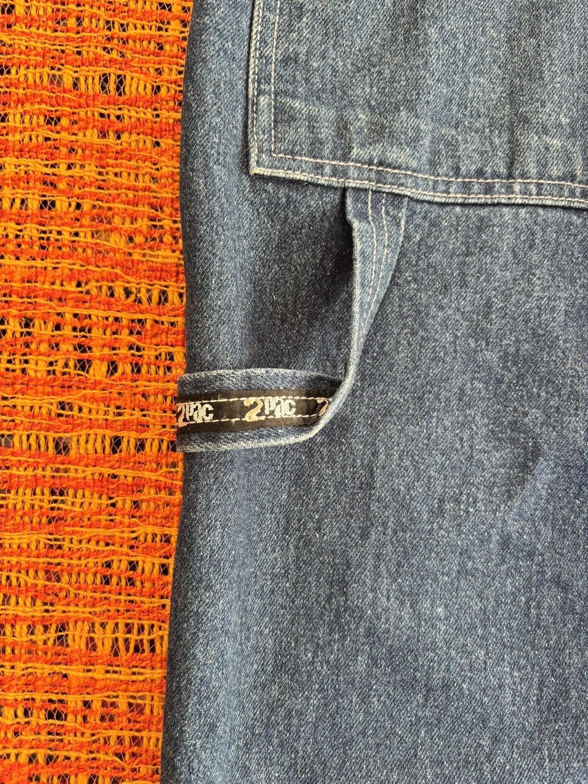 Vintage 90s 2pac denim carpenter pants Size US 34 / EU 50 - 3 Thumbnail