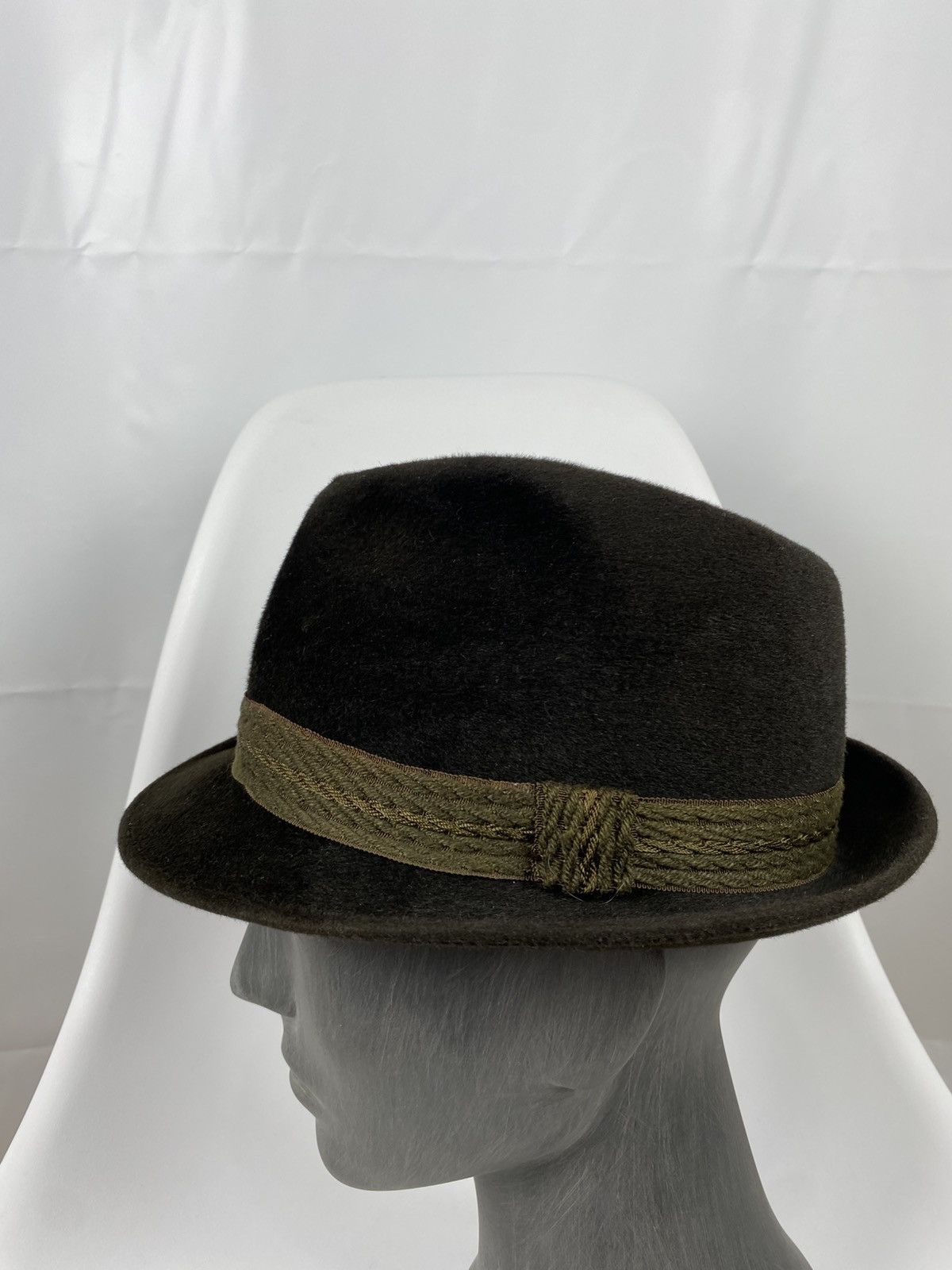 Other Dunn&Co Wool Fedora Hat Size 58 7 1/8 Great Britain Size ONE SIZE - 5 Thumbnail
