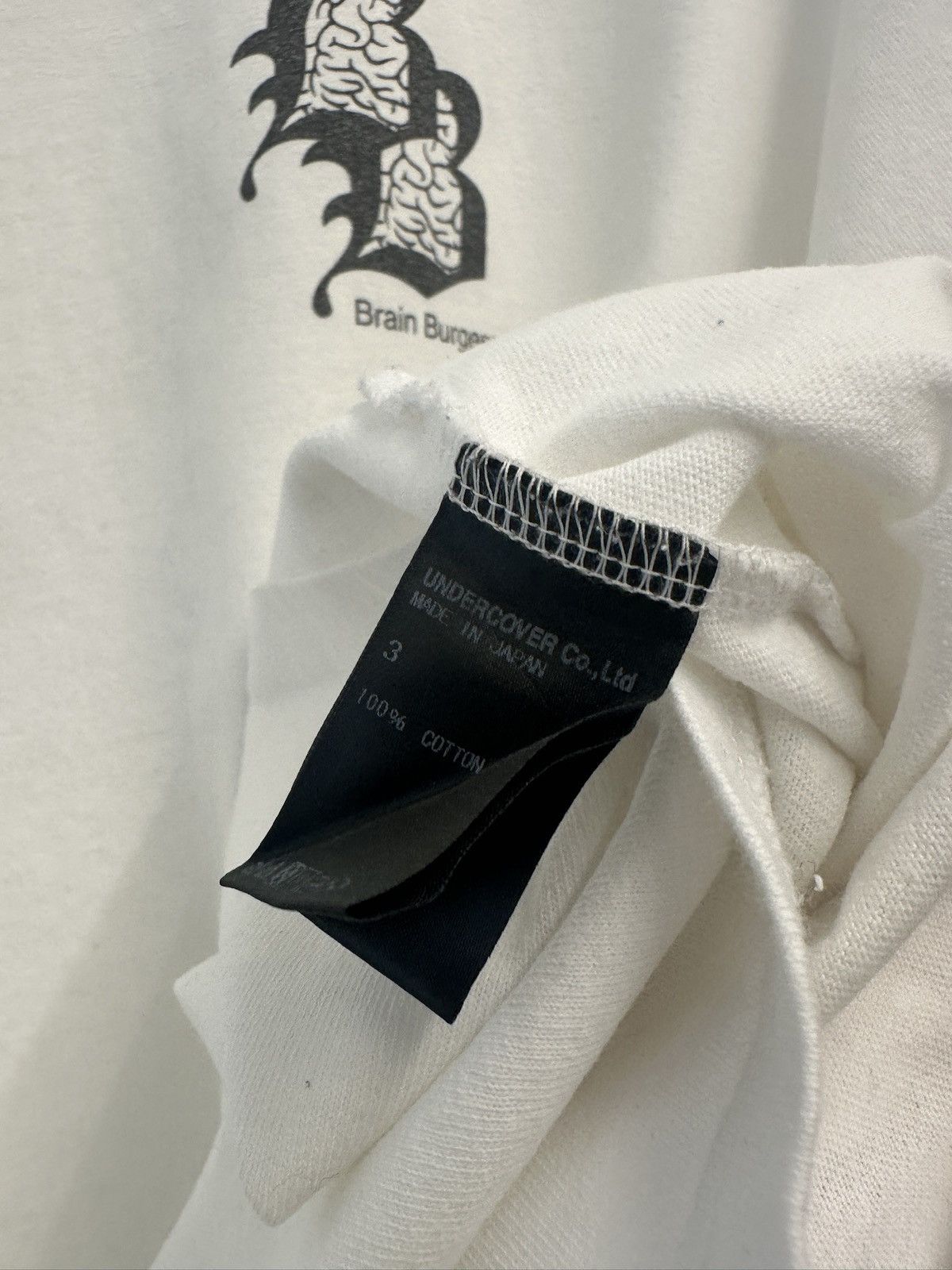 Undercover Undercover Brain Burger White Graphic Tee – Archive Size US M / EU 48-50 / 2 - 6 Thumbnail