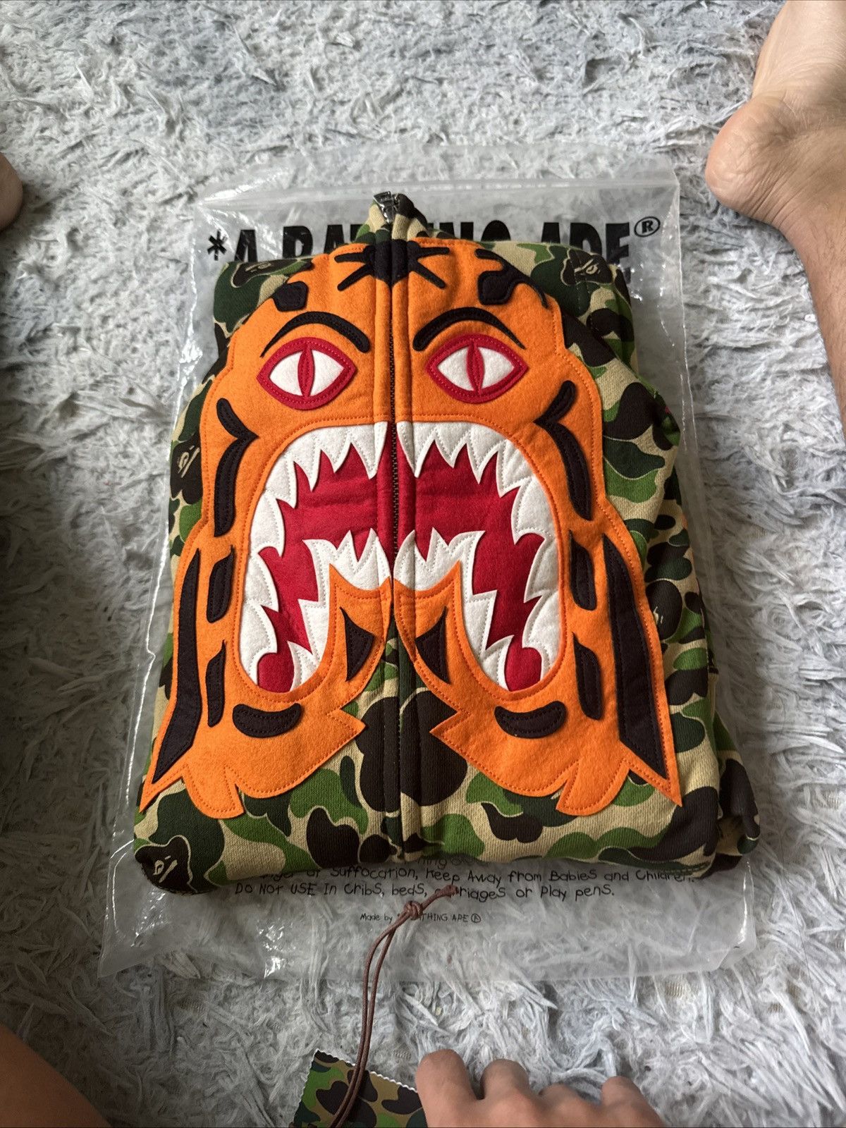 Bape A Bathing Ape Bape ABC Camo Tiger Full Zip Hoodie Size XL Size US XL / EU 56 / 4 - 1 Thumbnail