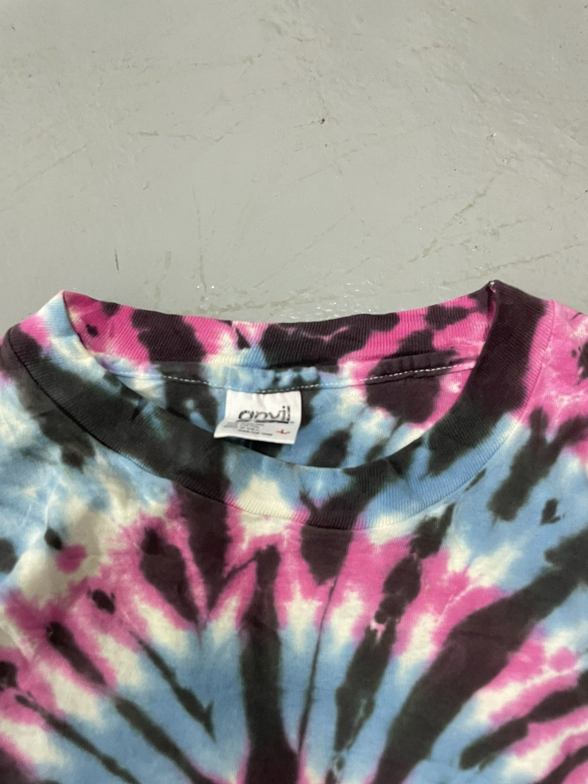 Anvil Vintage Anvil Spiral Tie-Dye Long Sleeve Shirt Size US L / EU 52-54 / 3 - 3 Thumbnail