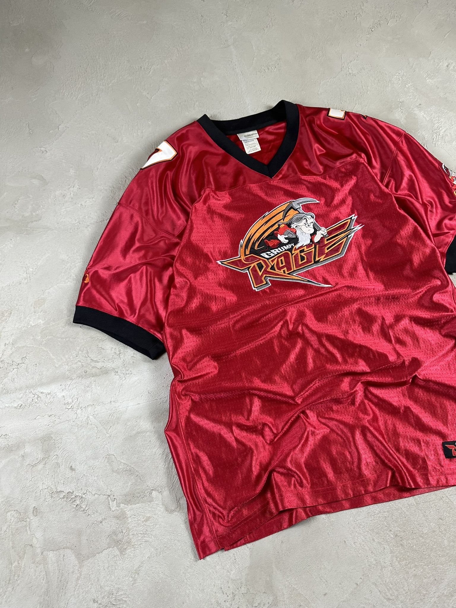 Disney Vintage Disney Grumpy Rage Jersey NFL Mesh T-shirt Size US XL / EU 56 / 4 - 2 Thumbnail