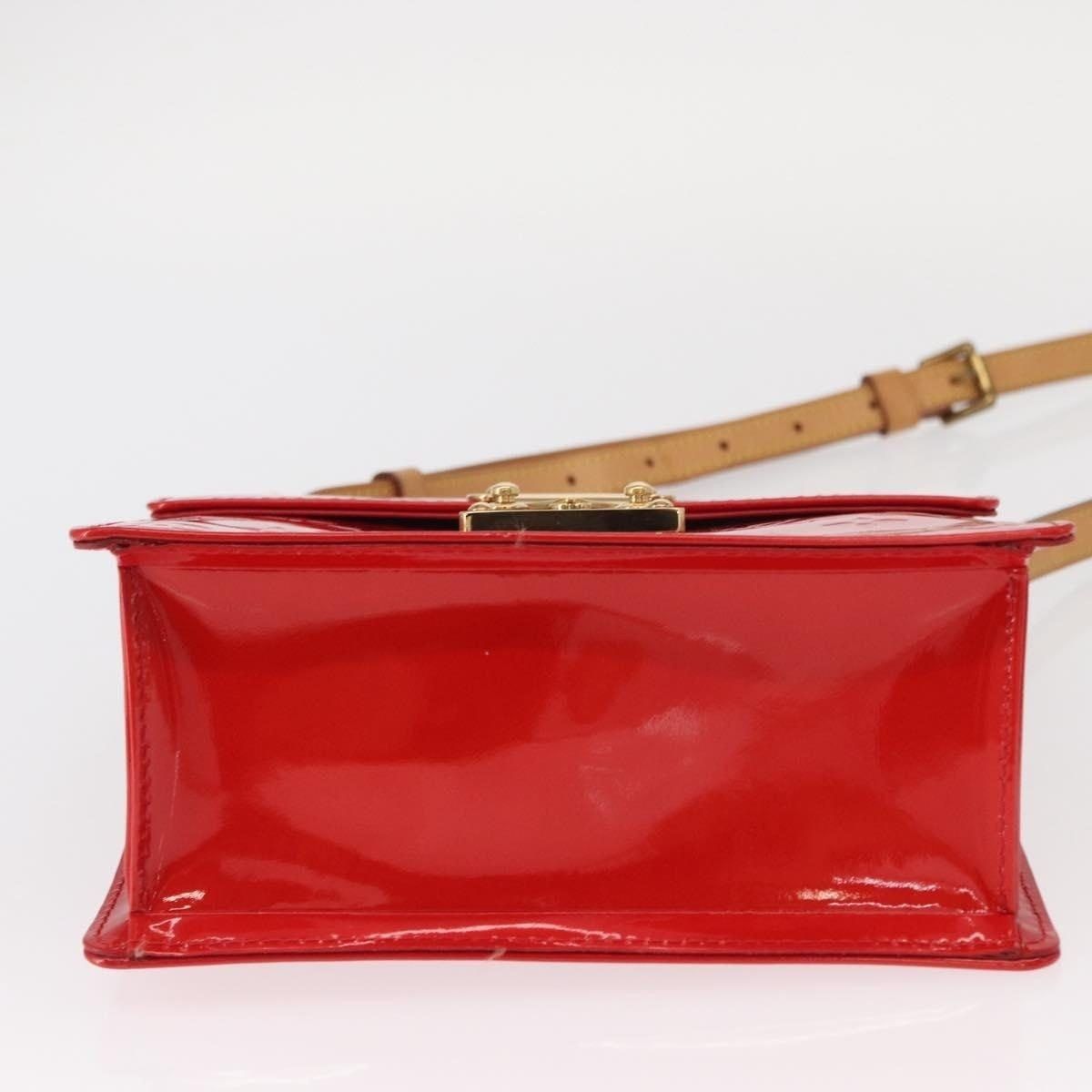 Louis Vuitton Louis Vuitton Monogram Vernis Spring Street Handbag Red Size ONE SIZE - 6 Thumbnail